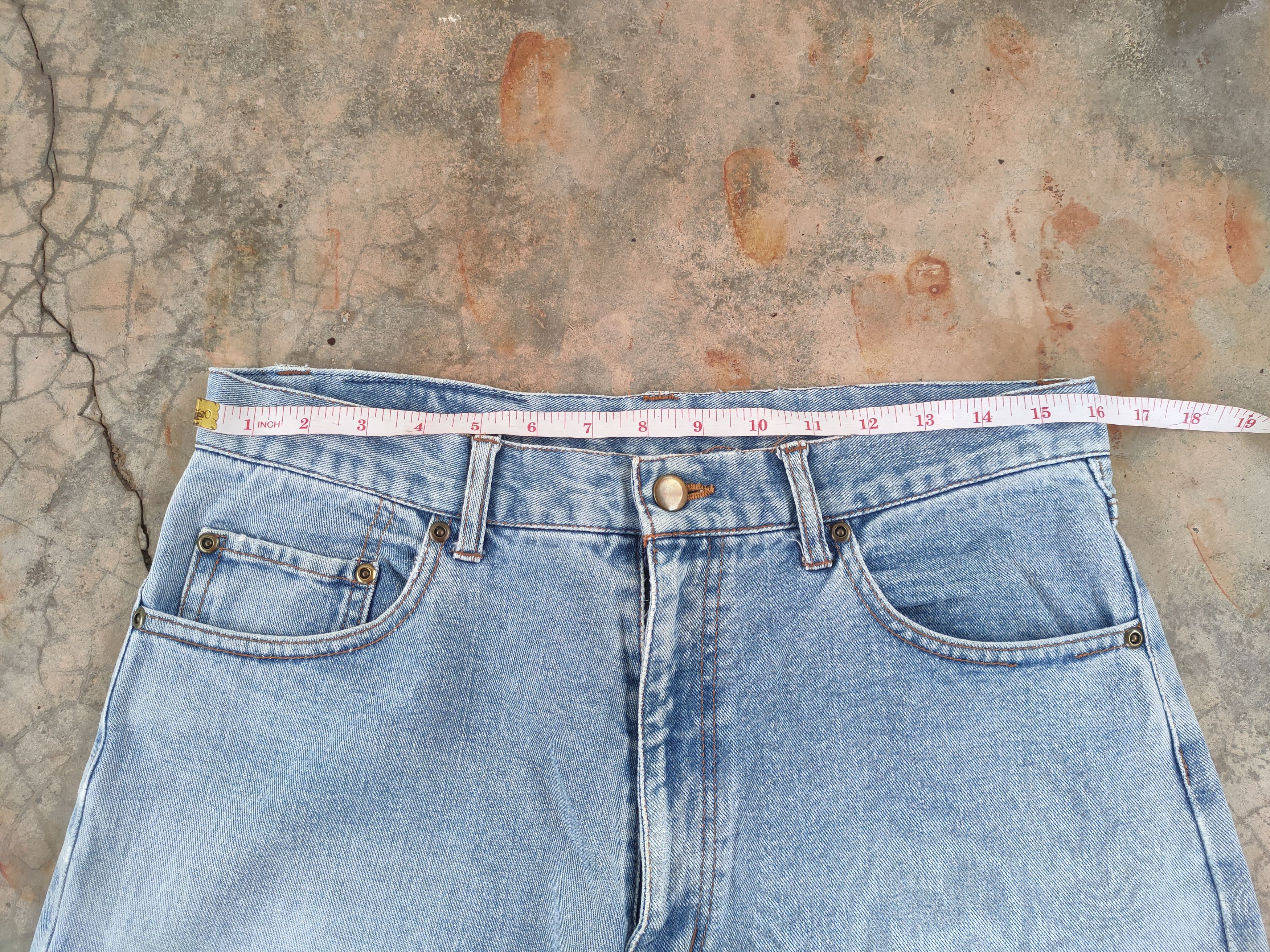 Japanese Brand × Jean × Vintage W32 VINTAGE JAPANESE FADED DISTRESSED RIPPED JEAN PANTS Size US 32 / EU 48 - 6 Thumbnail