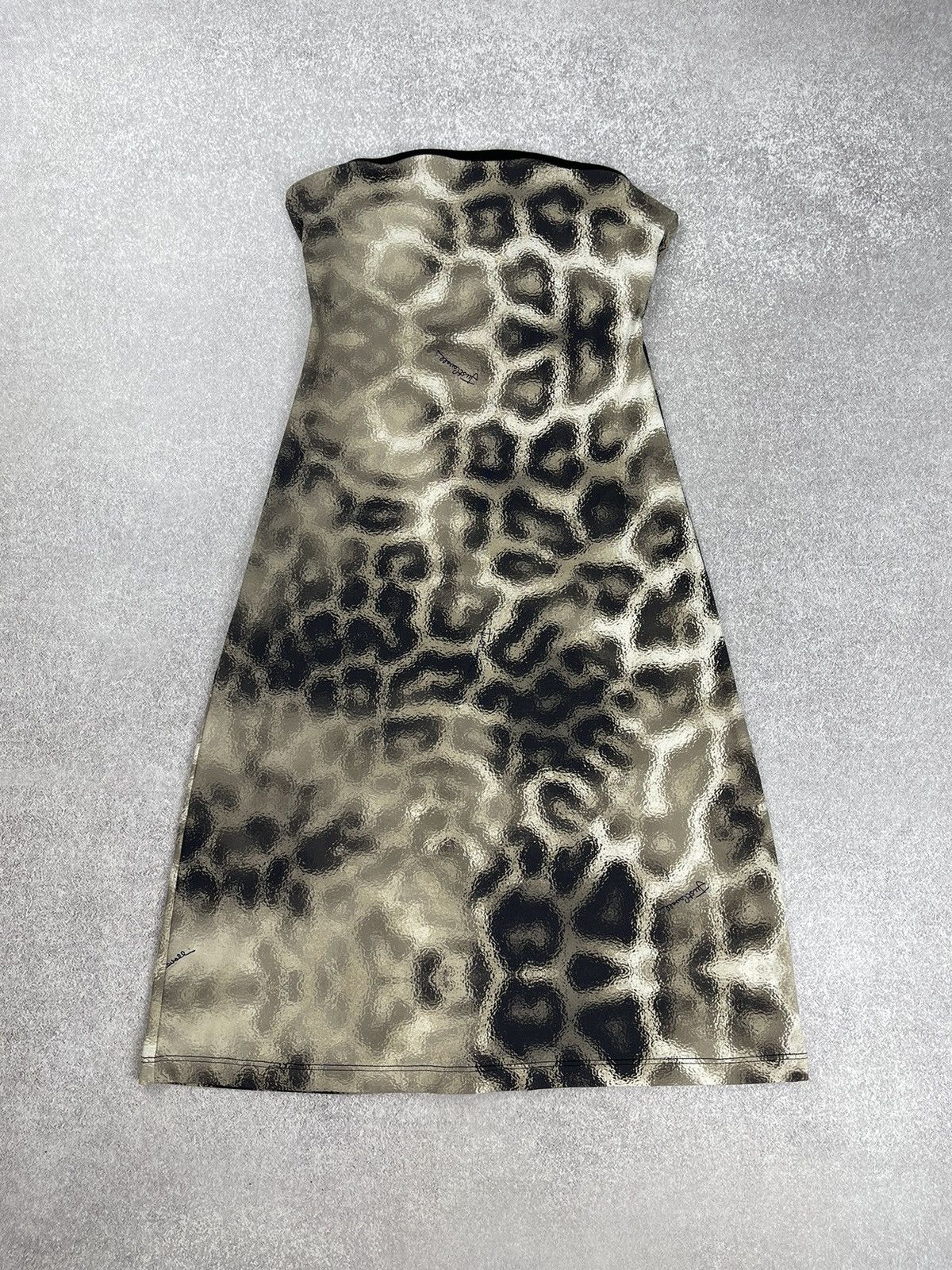 Just Cavalli Beachwear Leopard Print Mini Dress Size S