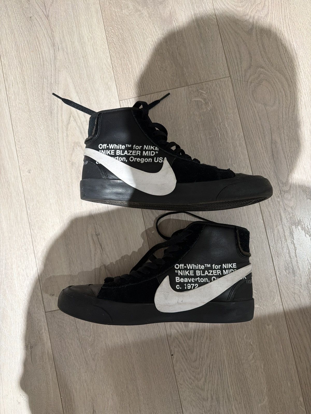 Nike × Off-White Nike Blazer Off-White Grim Reaper Size US 9 / EU 42 - 5 Thumbnail