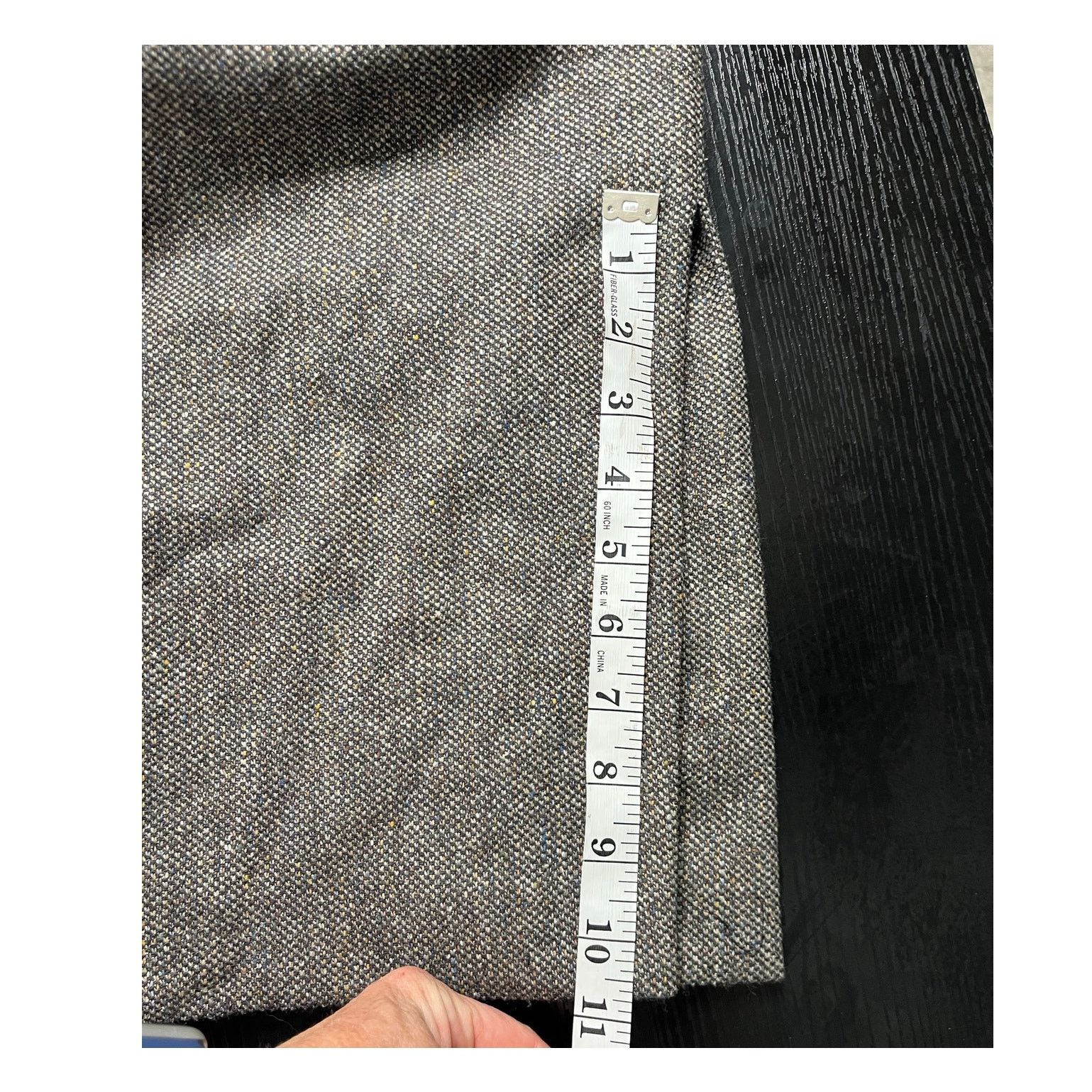 Escada Stunning Escada Draped Neck Silk/Wool/Angora Tweed Dress Size XS / US 0-2 / IT 36-38 - 13 Thumbnail