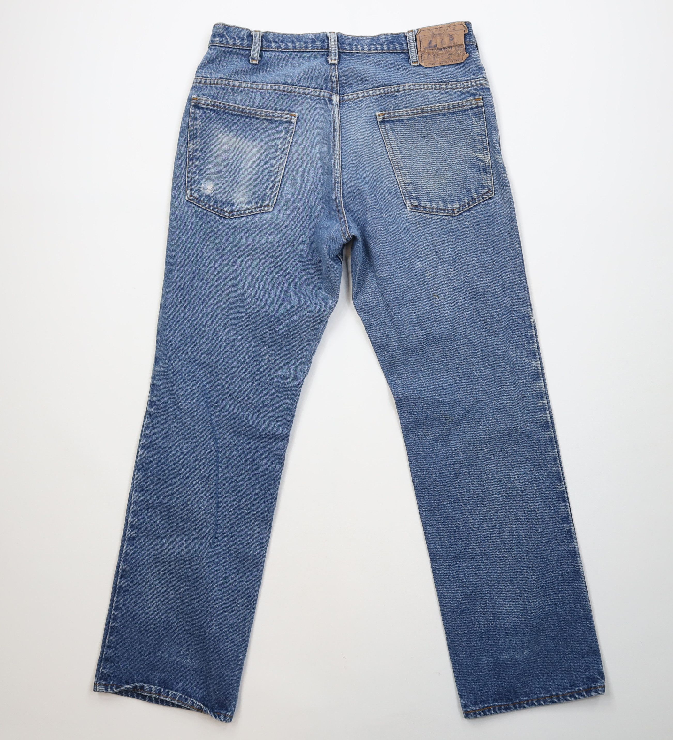 Vintage Vintage 70s Streetwear Straight Leg Denim Jeans Blue USA Size US 34 / EU 50 - 11 Thumbnail