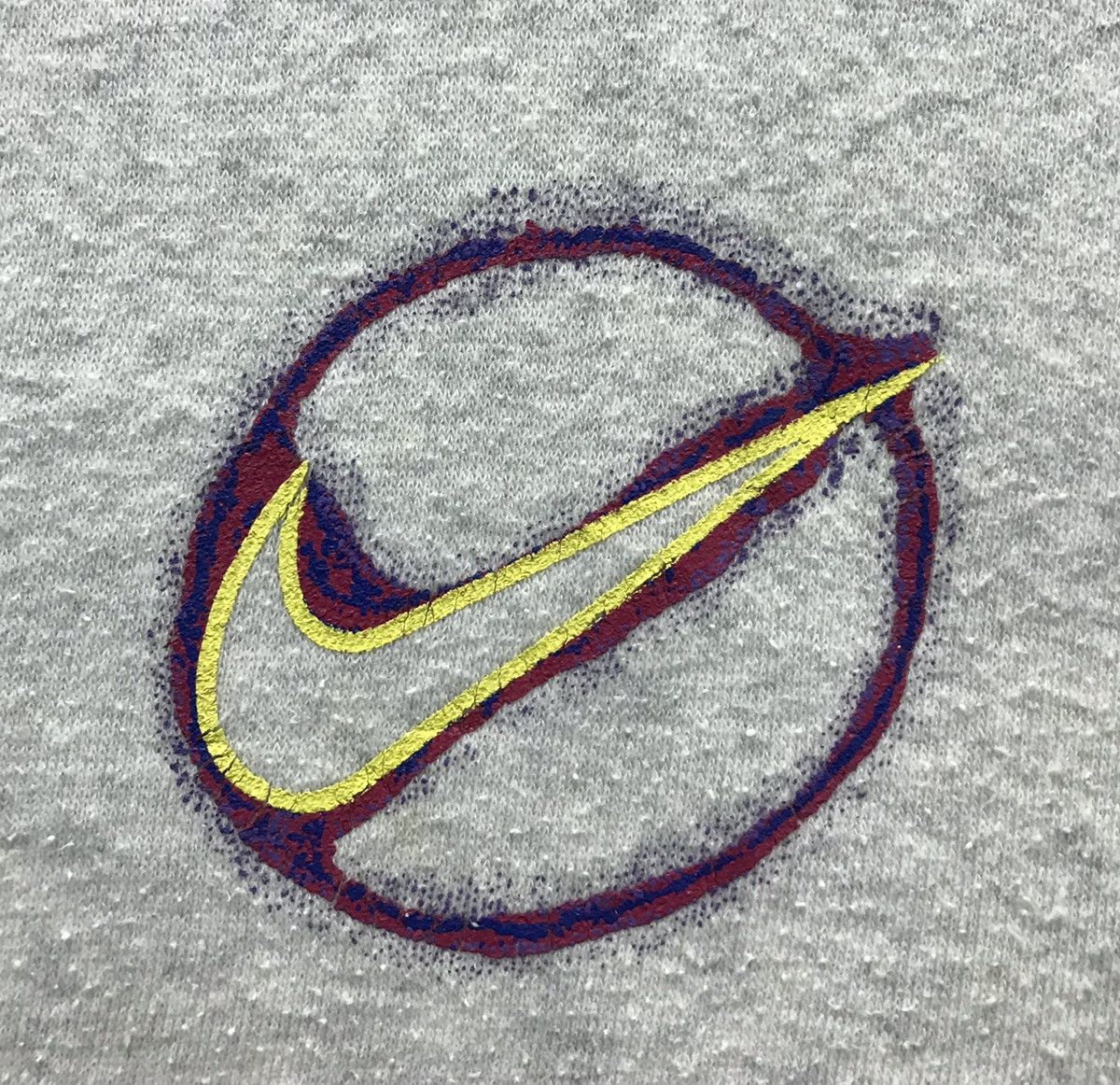 Nike × Vintage Vintage Nike Big Logo Sweatshirt Size US L / EU 52-54 / 3 - 4 Thumbnail