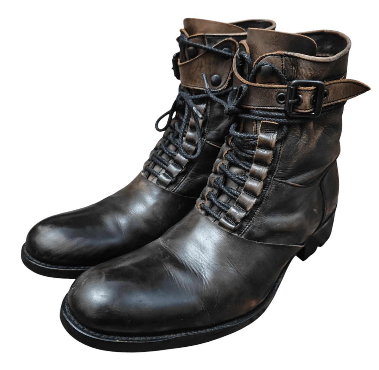 Alfredo Bannister Leather Boots