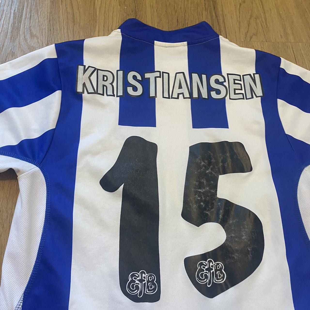 Puma 2001-02 *15 Kristiansen Esbjerg FC Home Denmark l Puma Size US S / EU 44-46 / 1 - 3 Thumbnail