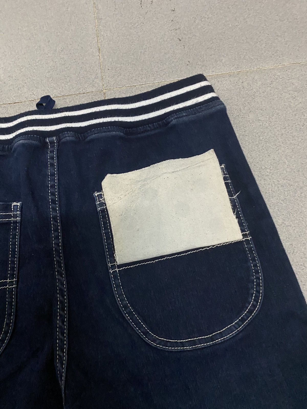 Issey Miyake × Japanese Brand × Vintage Vintage Frapbois half issey miyake Denim Jeans Size 31" - 6 Thumbnail
