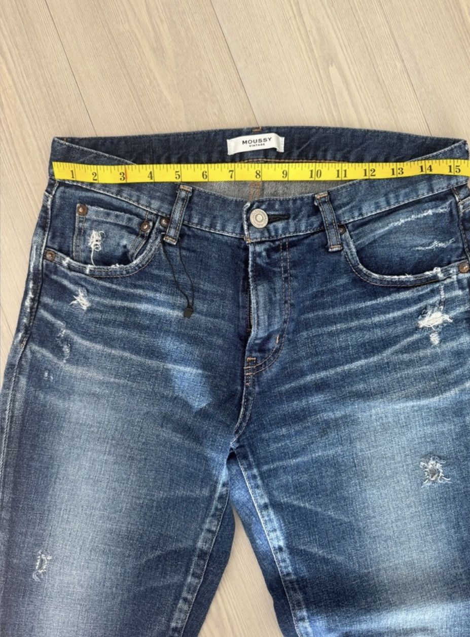 MOUSSY MOUSSY VINTAGE distressed patchwork Jeans 26-27 Size 26" / US 2 / IT 38 - 5 Thumbnail
