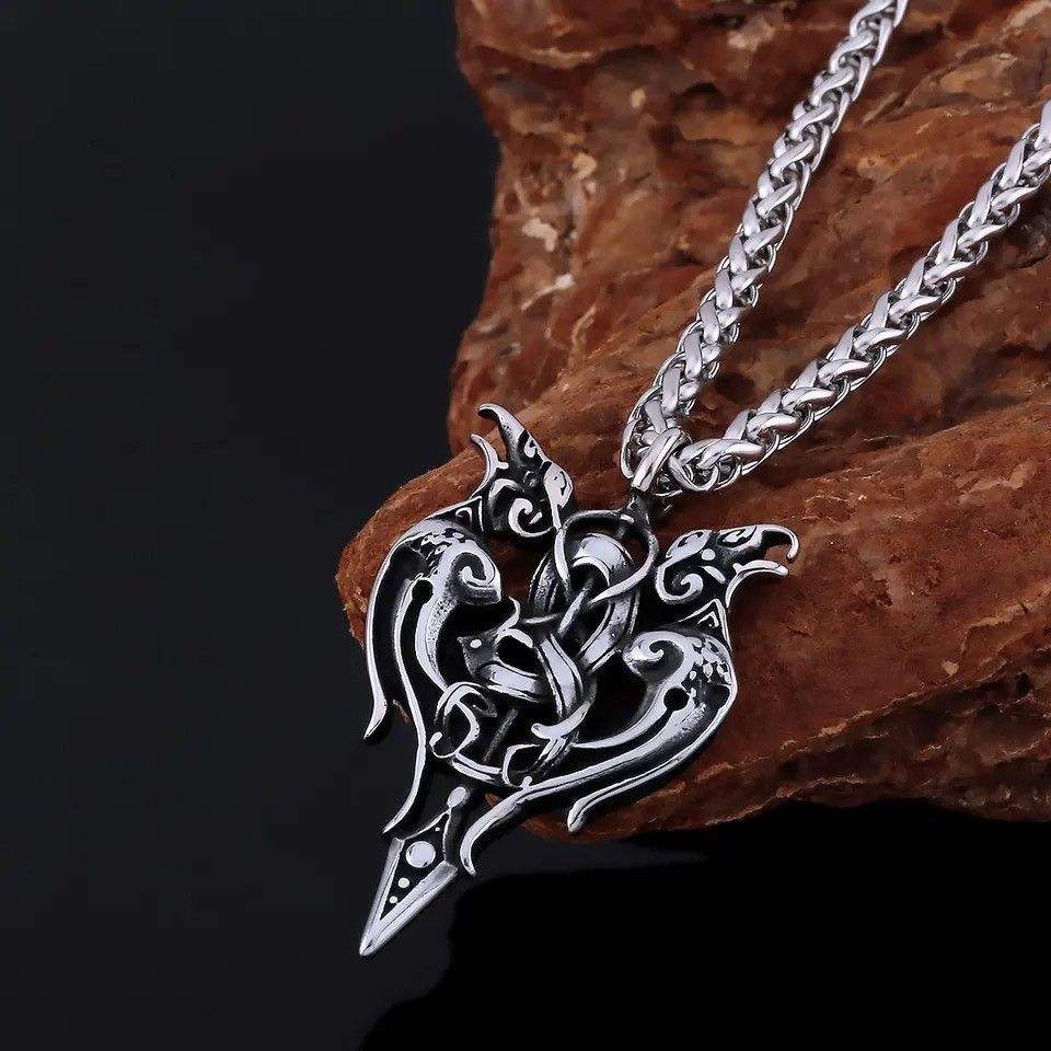 Jewelry Handmade Raven Spear Necklace Size ONE SIZE - 5 Thumbnail