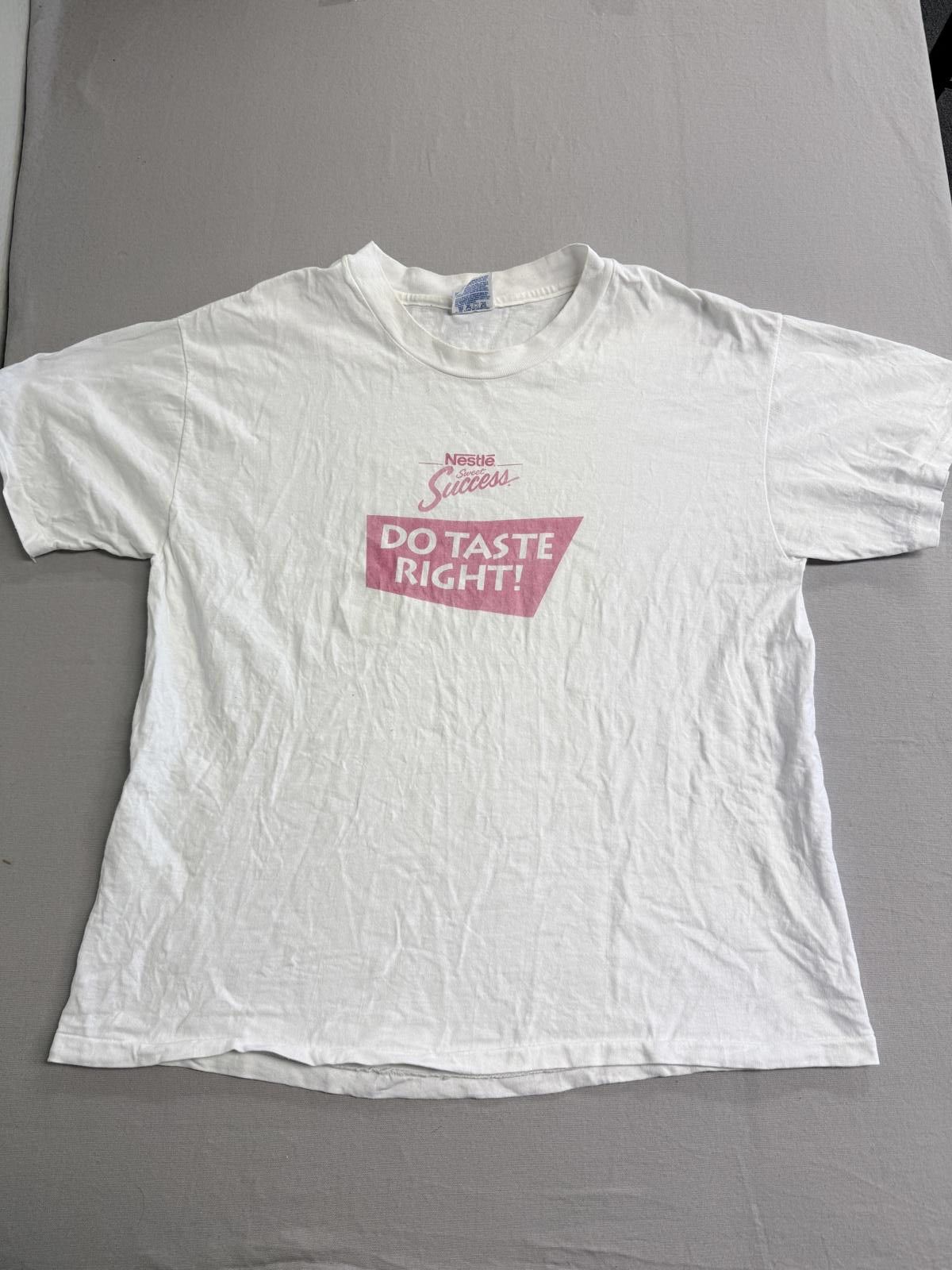 Hanes Vintage Nestle Sweet Success T-shirt Do Taste Right! - L Size US L / EU 52-54 / 3 - 1 Thumbnail