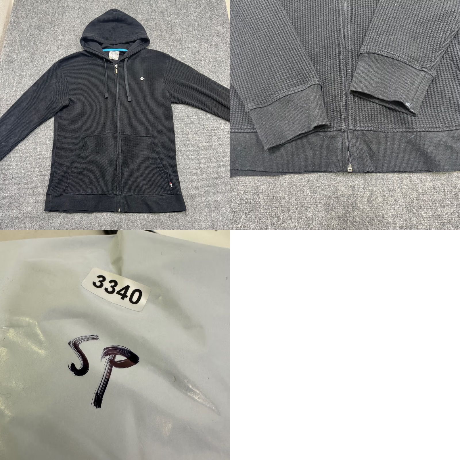 Southpole Southpole Jacket Mens L Black Cotton Thermal Y2K Grunge Skater Hooded Slim Jacket Size US L / EU 52-54 / 3 - 8 Thumbnail