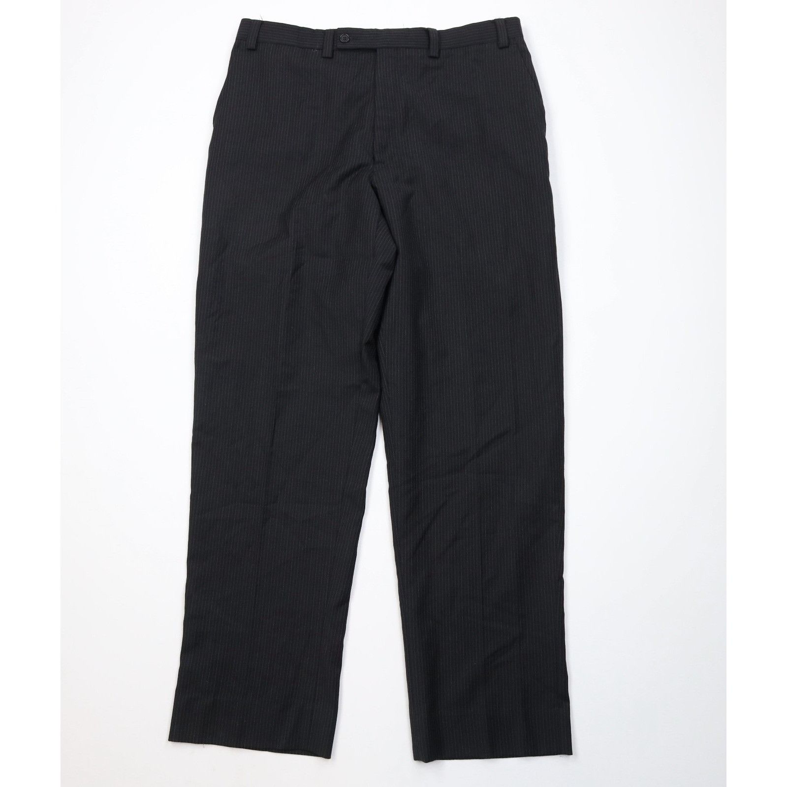 Calvin Klein Vintage Calvin Klein 2 Piece Wool Suit Wedding Black Size 44R - 11 Thumbnail