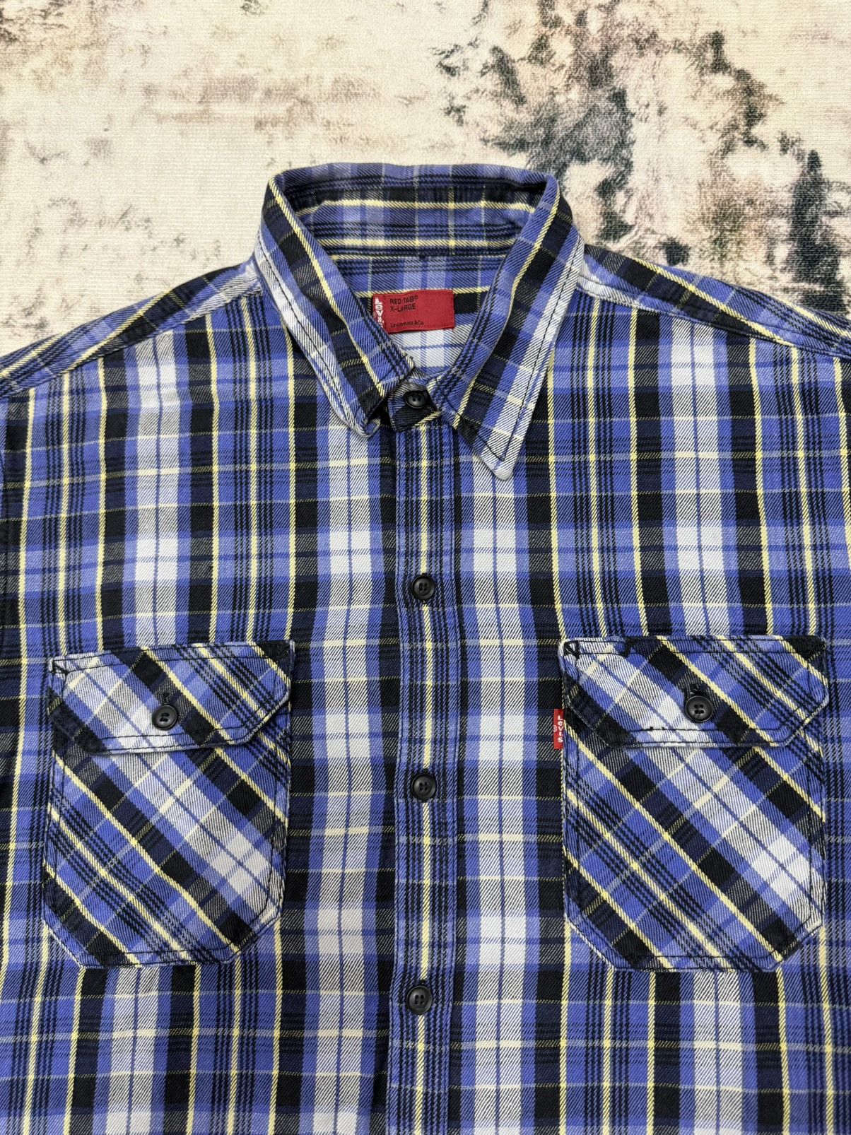 Levi's Vintage Clothing × Vintage Vintage Levi Strauss Japan co.Ltd Flannel Shirt Size US L / EU 52-54 / 3 - 6 Thumbnail