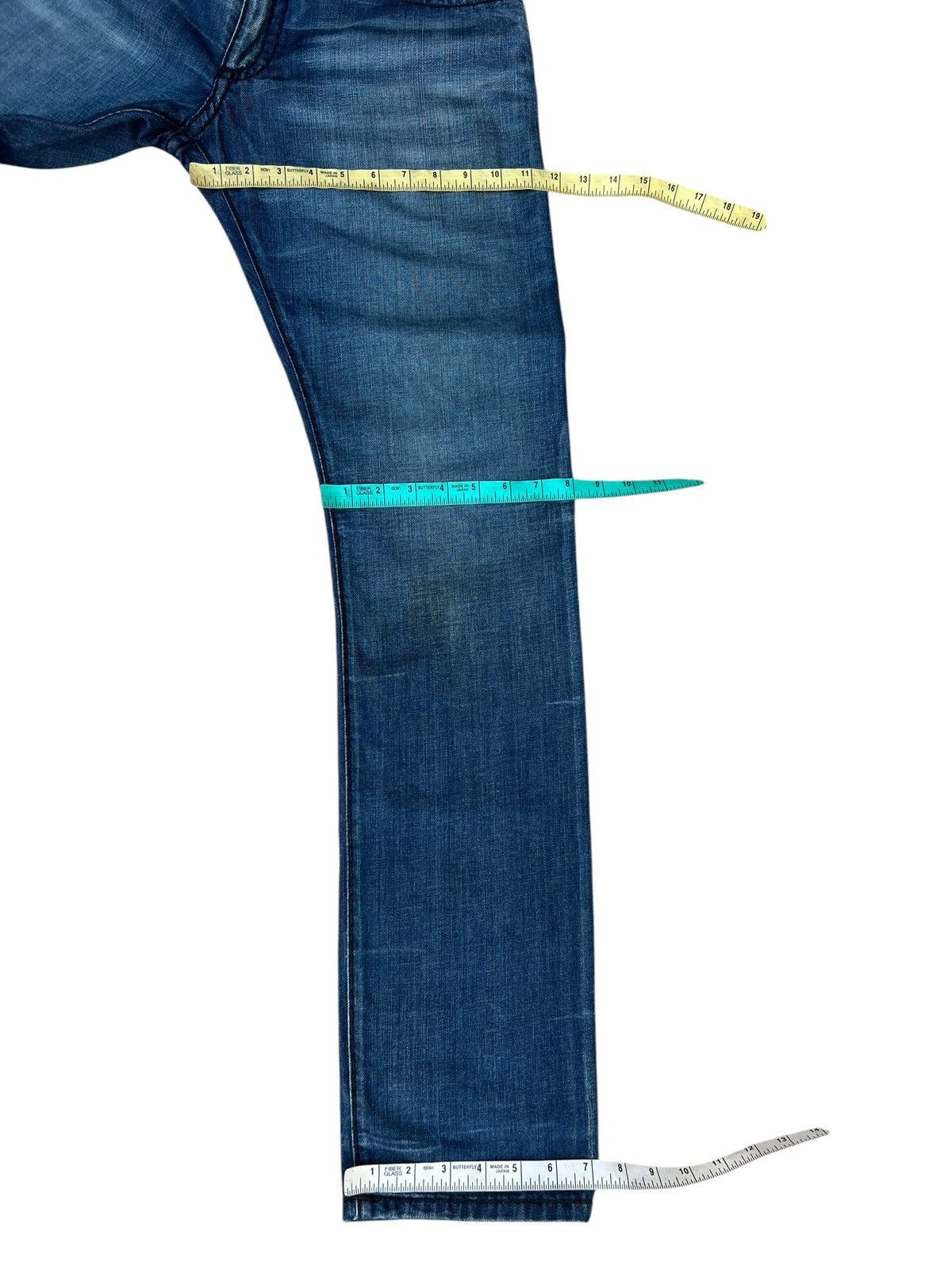 Robins Jeans Y2K Robin’s Jean Born To Be Wild Dirty Denim Jeans Size US 31 - 3 Thumbnail