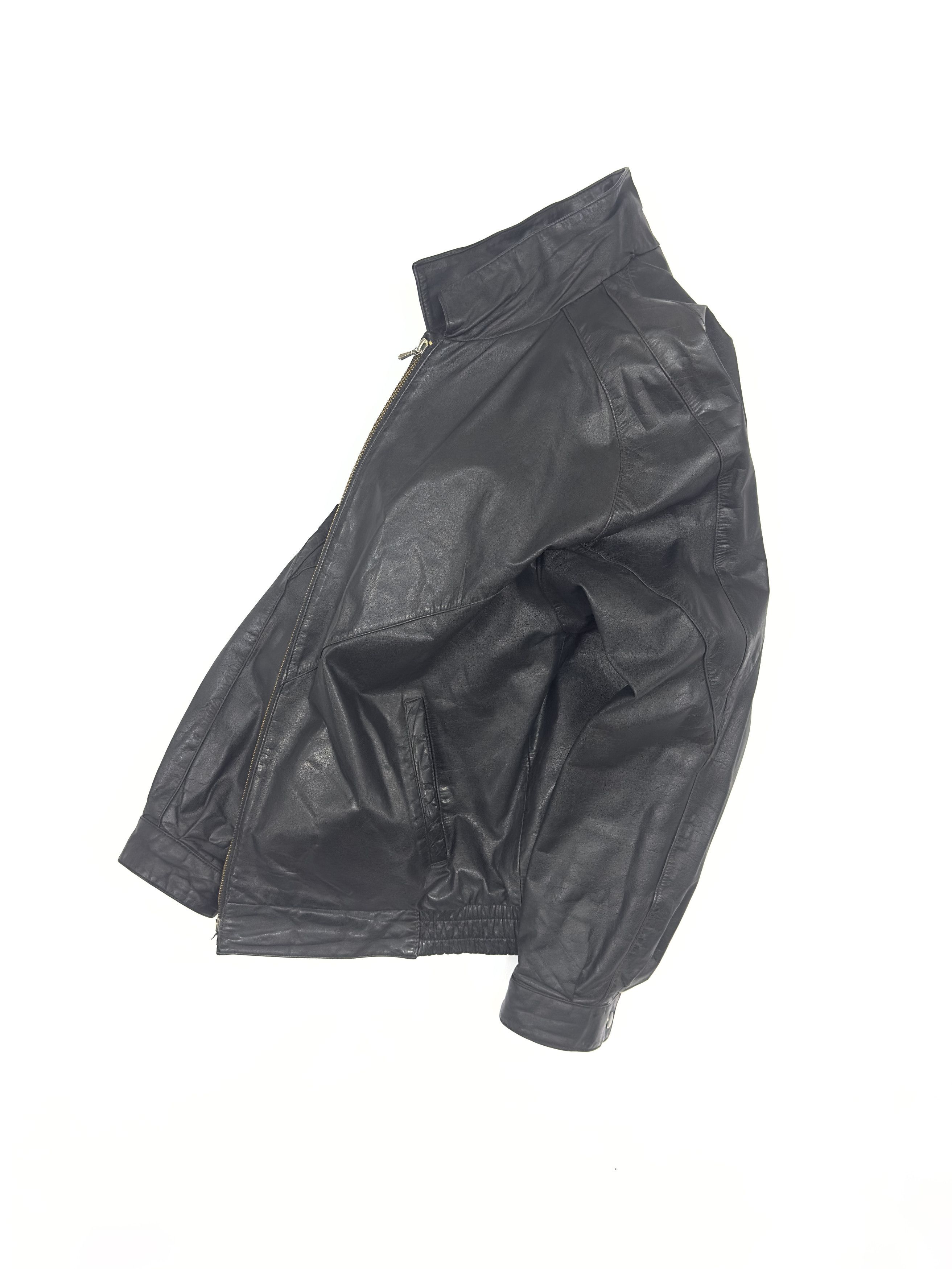 Genuine Leather Retro Minimal Leather Cow HandMade Jacket Size US M / EU 48-50 / 2 - 2 Thumbnail