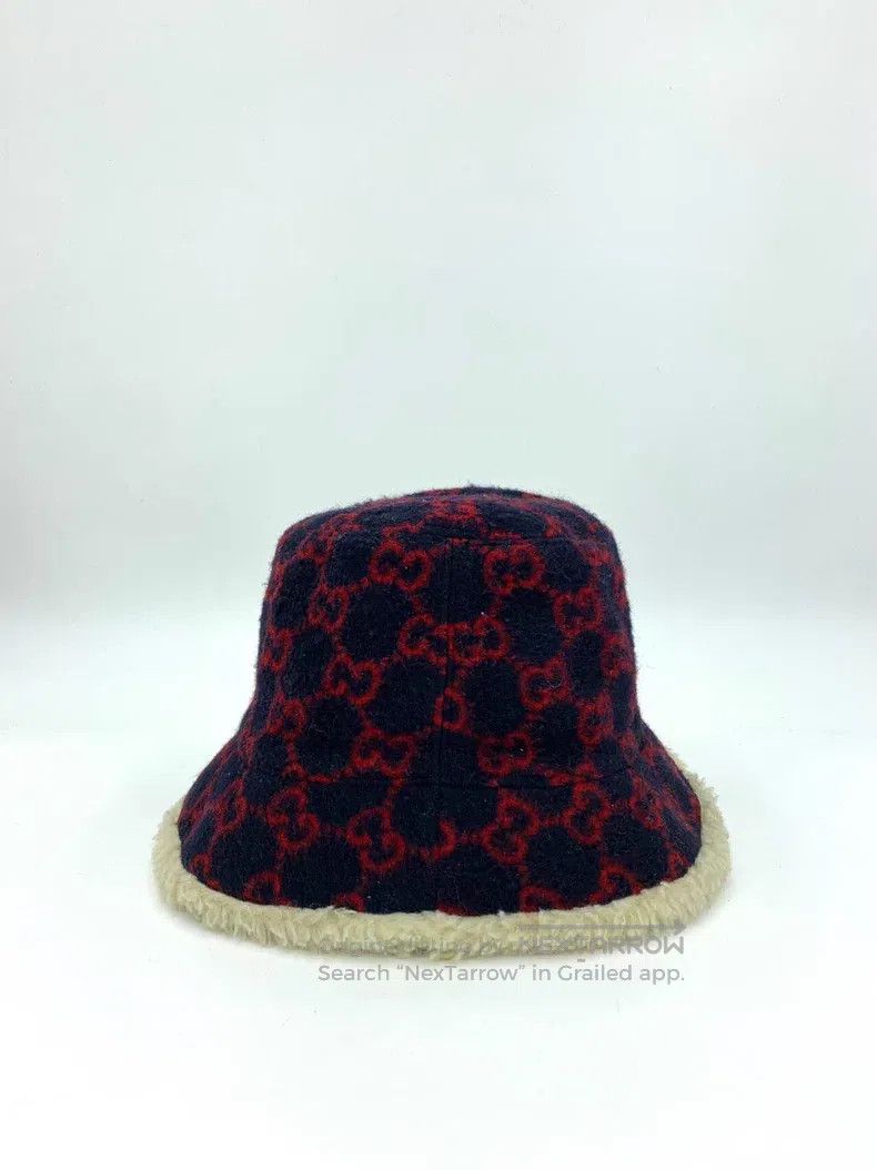 Gucci Gucci Old flower full print plush fisherman's hat sun hat Size ONE SIZE - 2 Thumbnail