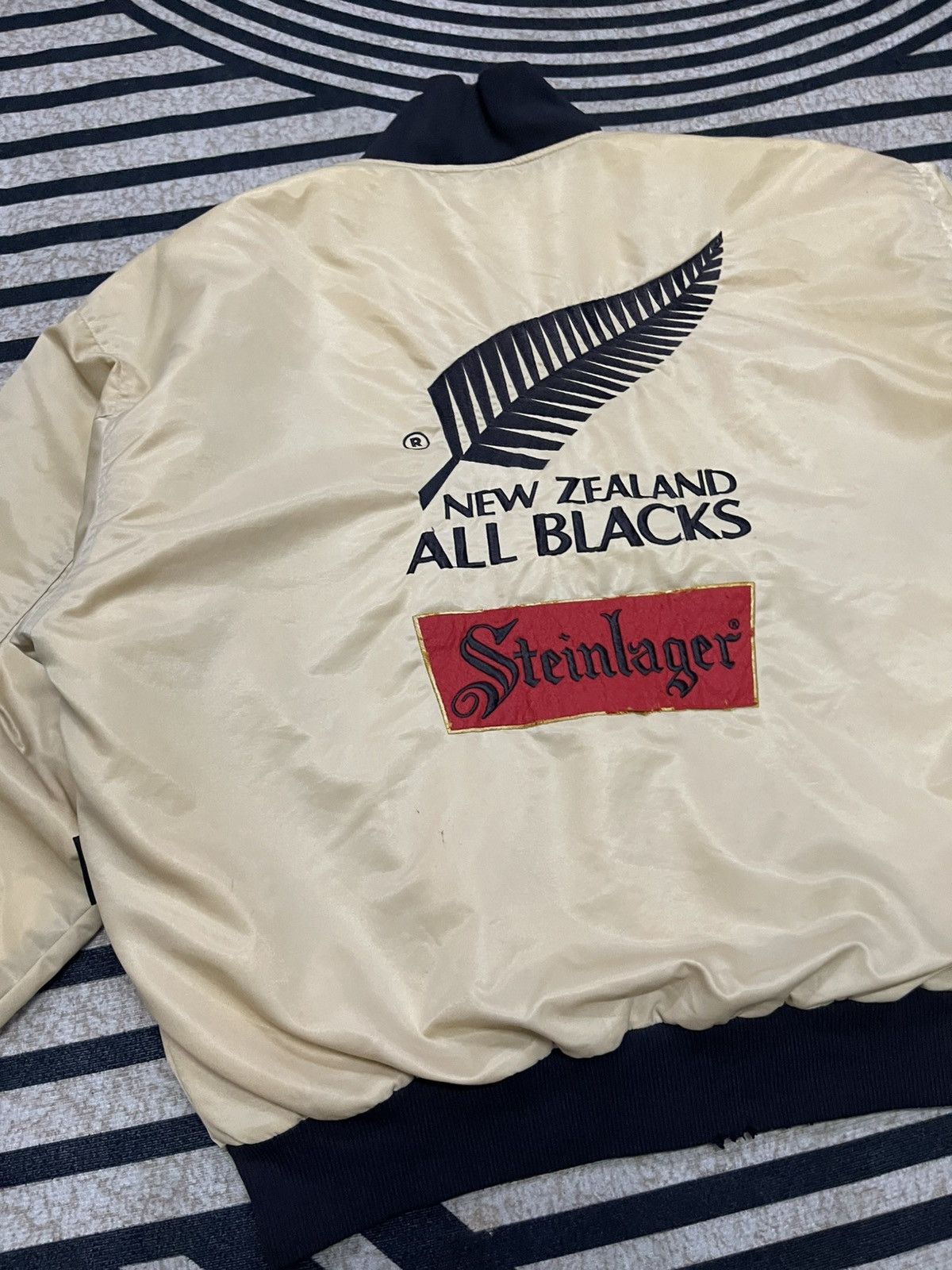 Canterbury of New Zealand 90s CANTERBURY OF NEW ZEALAND ALL BLACK STEINLAGER BOMBER Size US XL / EU 56 / 4 - 20 Thumbnail
