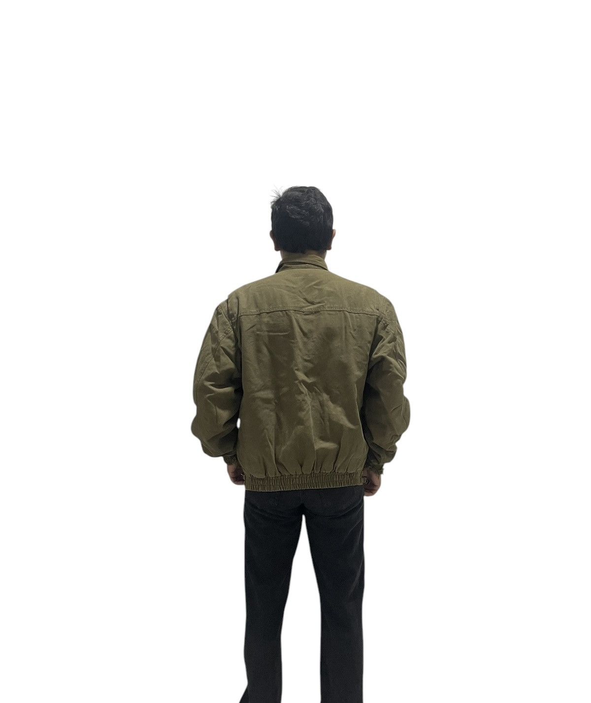 Wrangler Rare vintage 80s flying jeep jacket duck canvas fabric Size US L / EU 52-54 / 3 - 18 Thumbnail