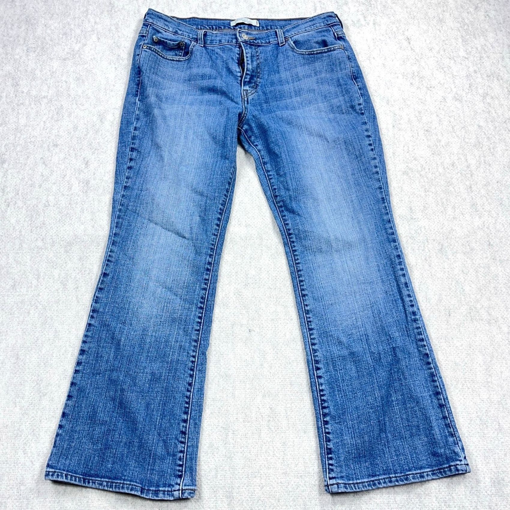 Levi's VINTAGE Levi's 515 Jeans Women 14 Mid Rise Boot Cut 34x28 Blue Regular Denim Size 36" / US 14 / IT 50 - 2 Thumbnail