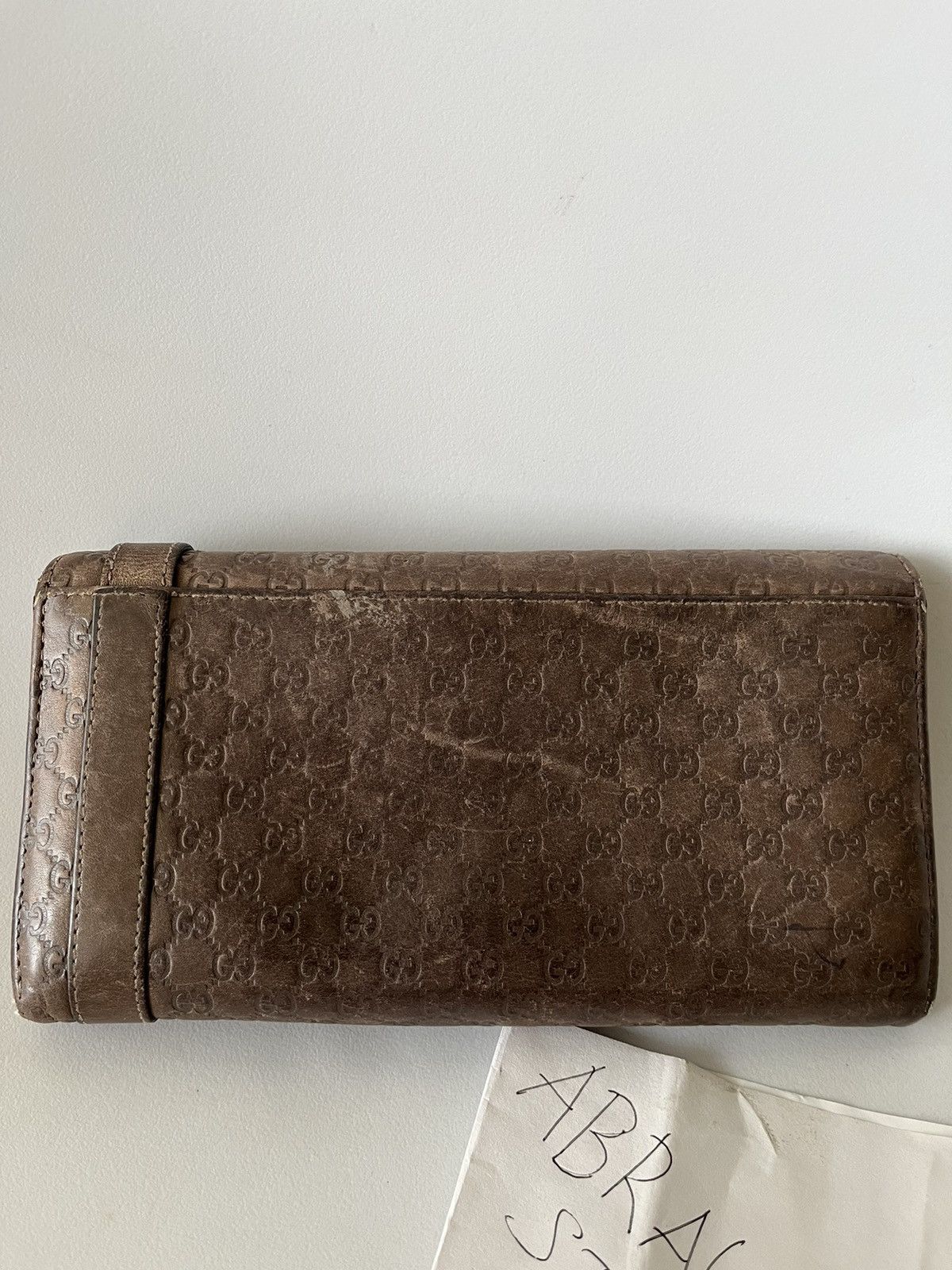 Gucci Gucci Micro Guccissima Leather Wallet Size ONE SIZE - 7 Thumbnail