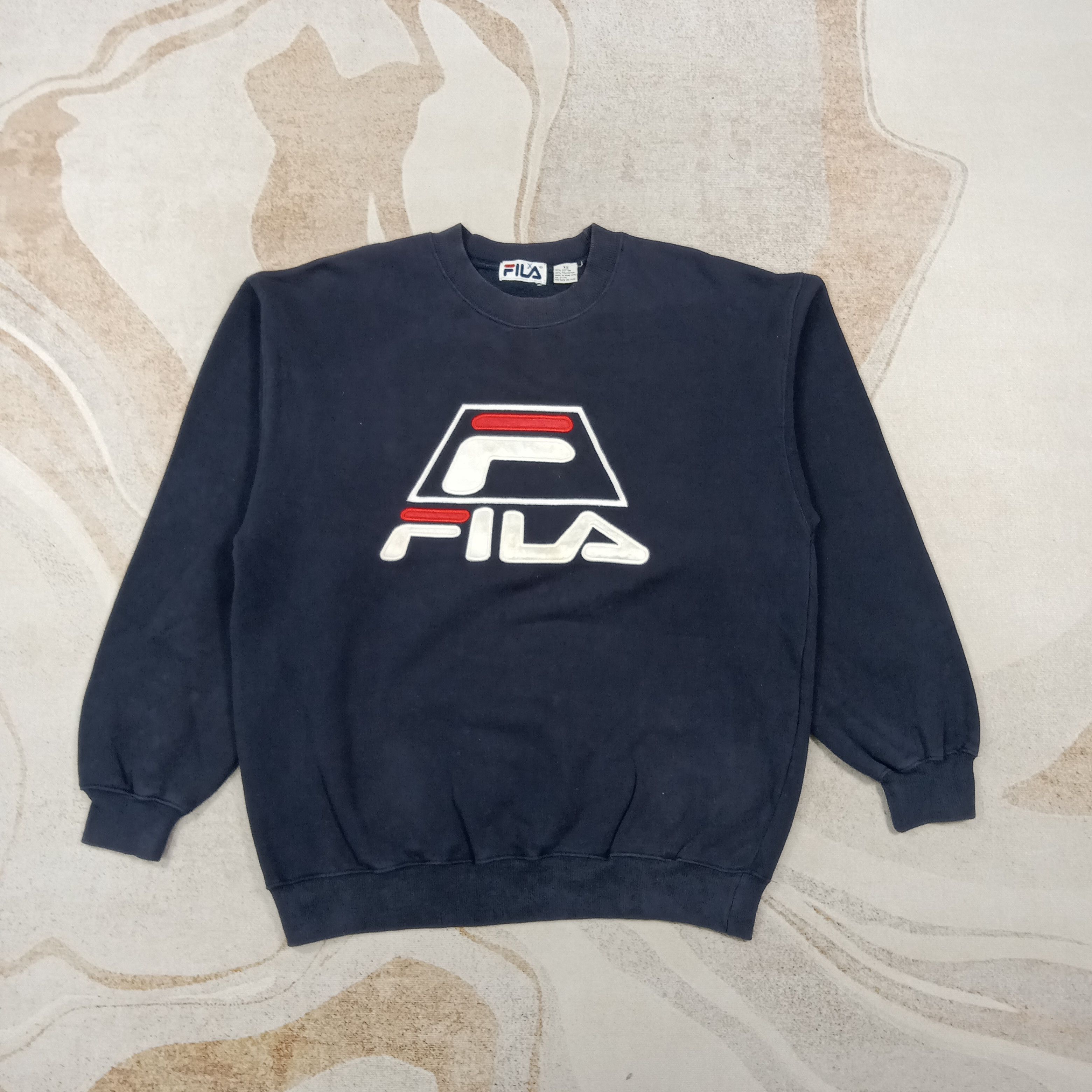 Fila Fila Streetwear Style Big Logo Sweatshirt C269N20 Size US L / EU 52-54 / 3 - 1 Thumbnail