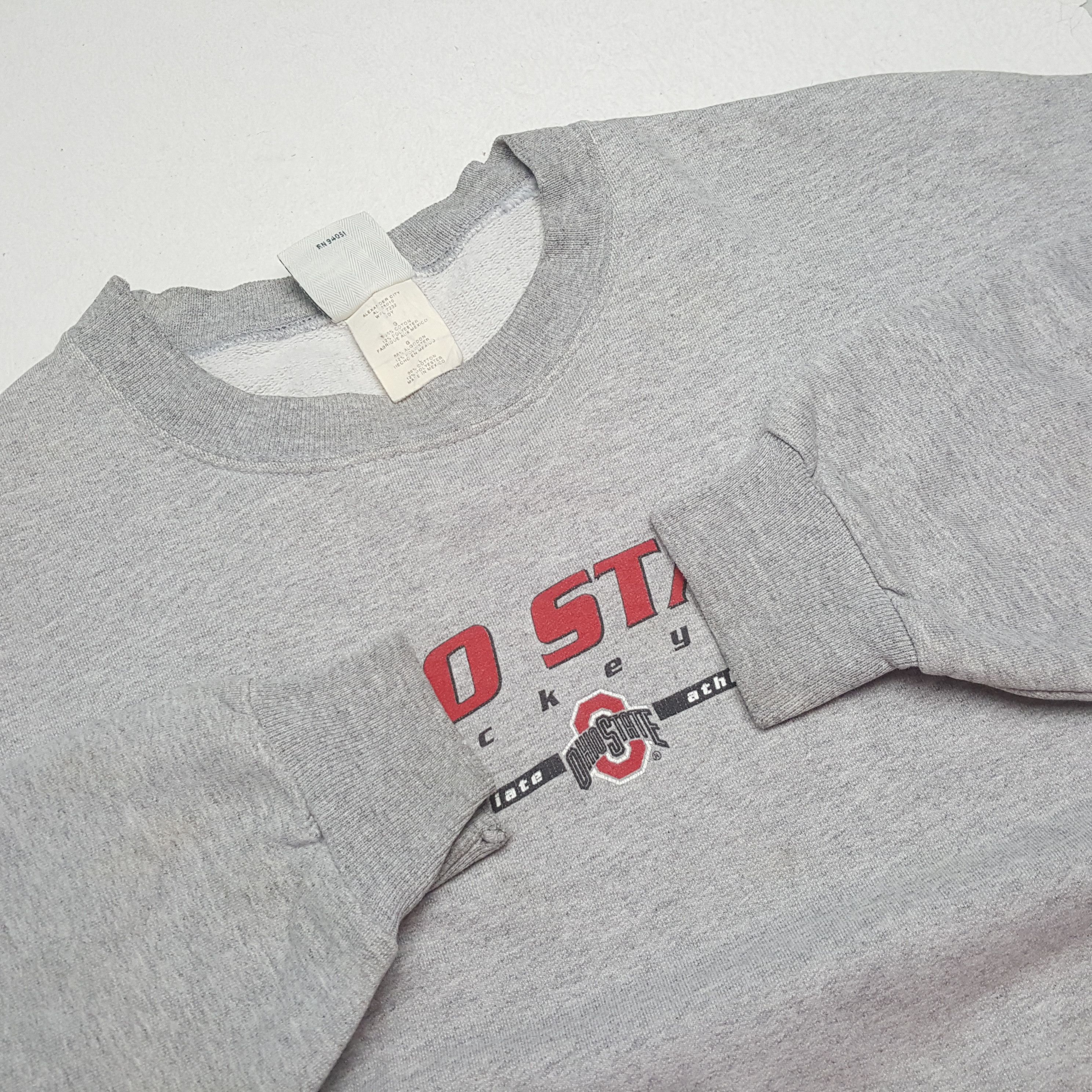 NFL × Vintage OHIO STATE BUCKEYES American Sports Sweatshirt Size US L / EU 52-54 / 3 - 7 Thumbnail