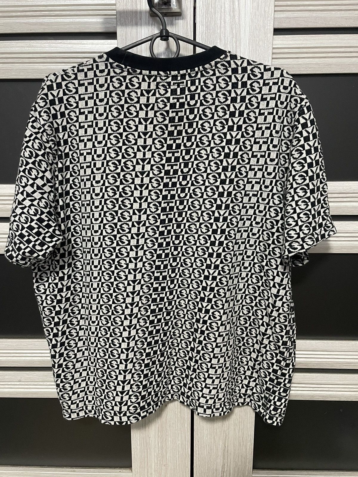 Stussy Rare Stussy Jacquard Check Crew Tee Streetwear T Shirt Y2K Size US M / EU 48-50 / 2 - 2 Thumbnail