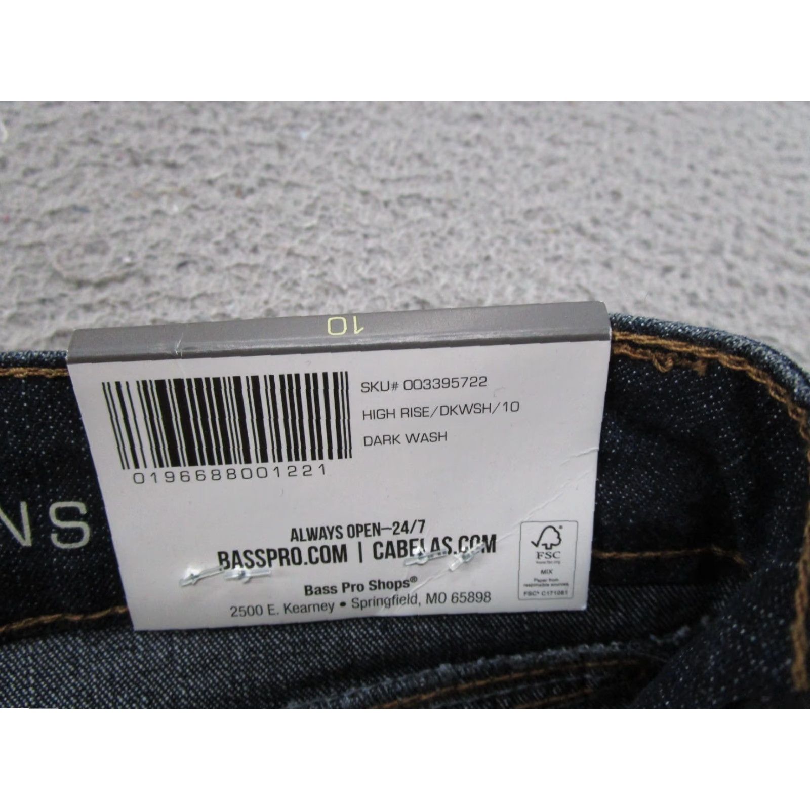 Vintage Natural Reflections Women's High Rise Skinny Dark Wash Stretch Jeans SZ 10A NEW Size 32" / US 10 / IT 46 - 4 Thumbnail