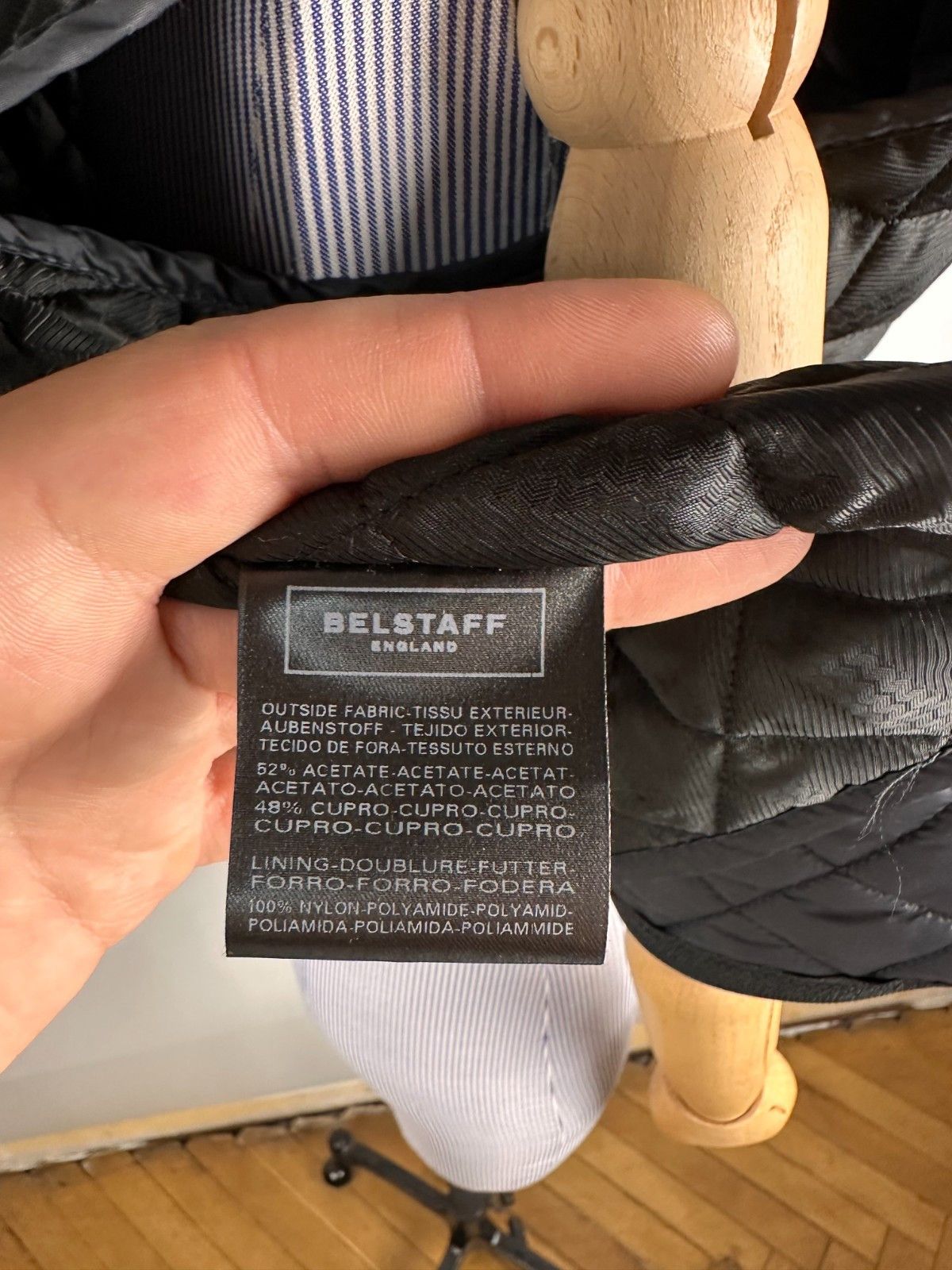 Belstaff Belstaff Women Black nylon Liner Brooklands Jacket liner XL Size XL / US 12-14 / IT 48-50 - 6 Thumbnail