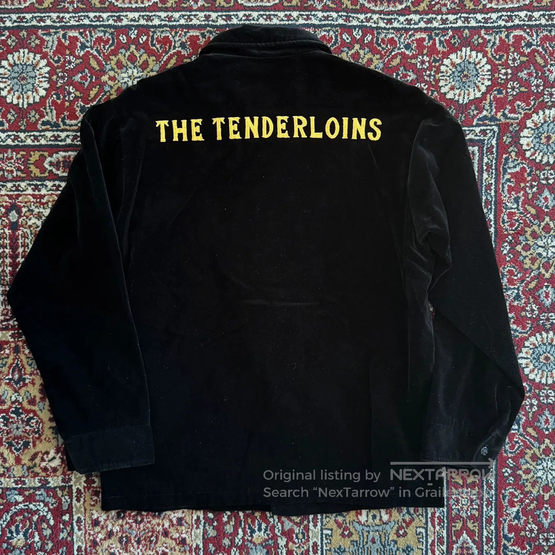 Tenderloin Tenderloin Black Velvet Coach Jacket. Size US S / EU 44-46 / 1 - 4 Thumbnail