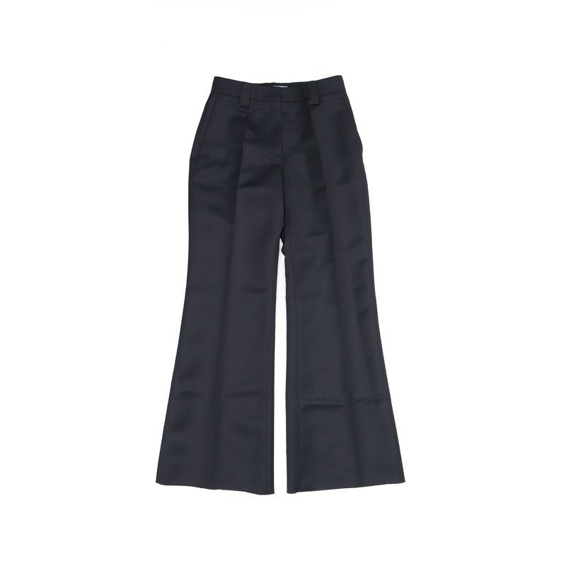 Prada Prada Casual Flared Pants in Deep Blue Size US 40 / EU 56 - 1 Thumbnail