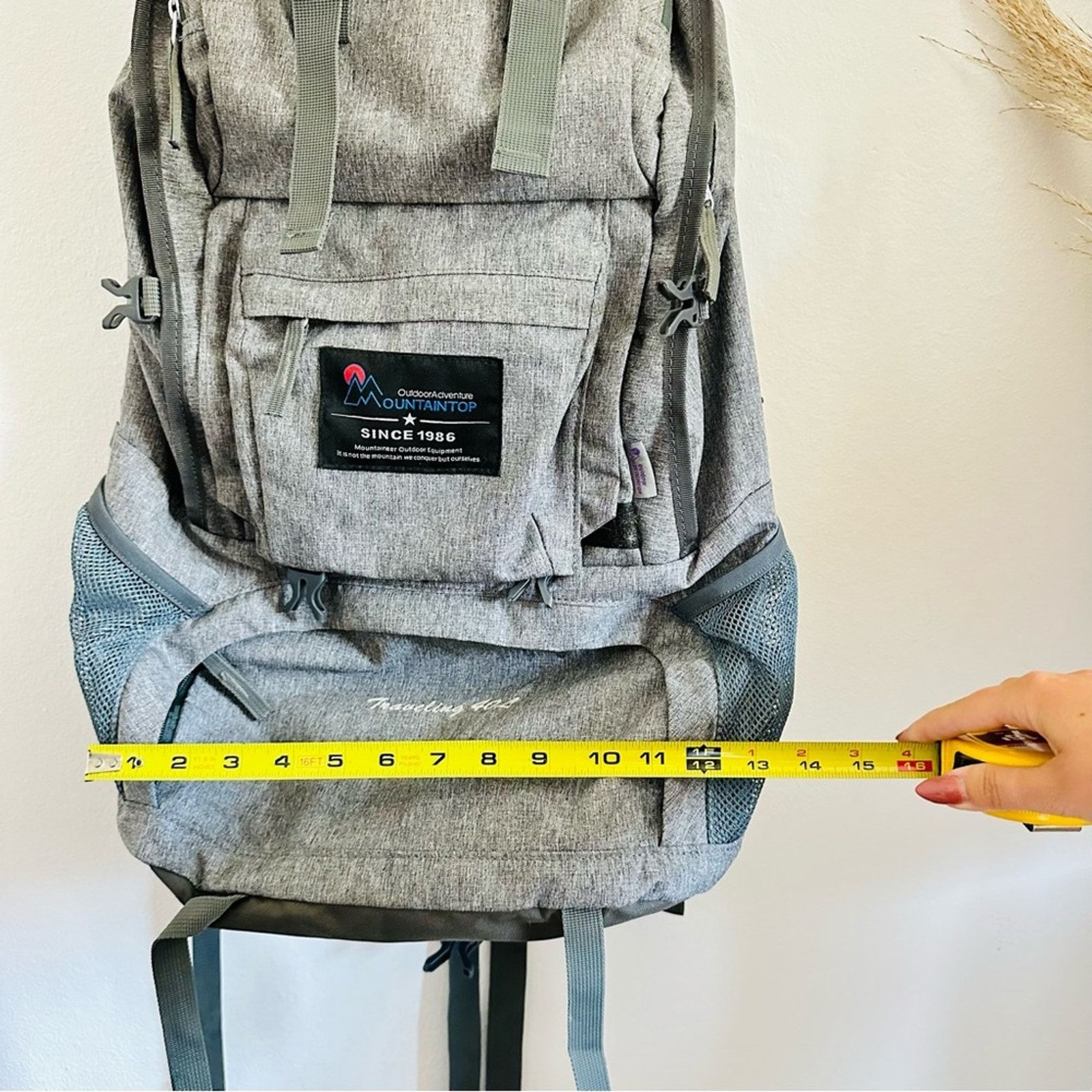 Eastern Mountain Sports MOUNTAINTOP Silver Grey Hiking Camping Outdoors Backpack Bag Size ONE SIZE - 5 Thumbnail