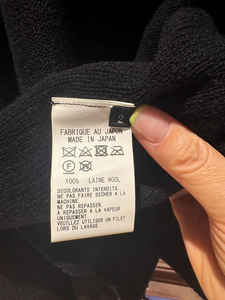 Yohji Yamamoto Yohji Yamamoto size 2 Black knit sweater 2506-Nextarrow Size M / US 6-8 / IT 42-44 - 6 Thumbnail