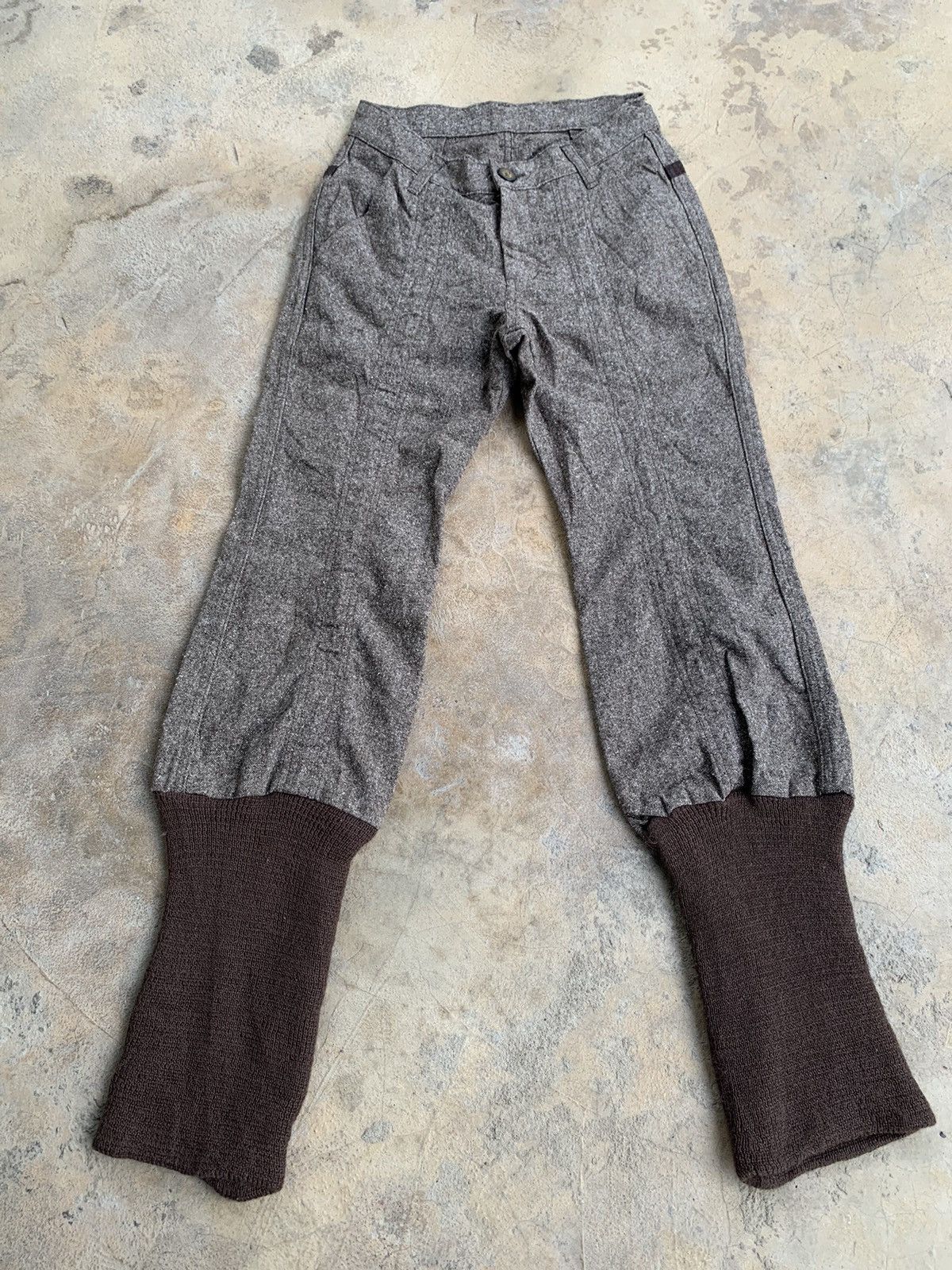 Japanese Brand × Kapital × Vintage Rare🔥 Johnbull Nice Design Wool Pants Size US 26 / EU 42 - 3 Thumbnail