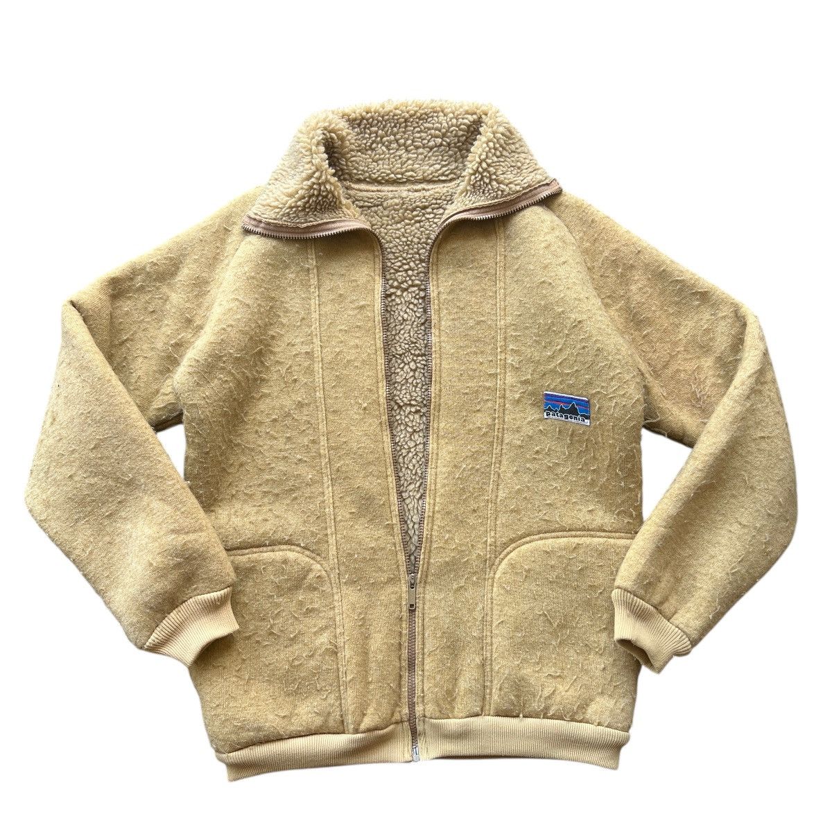 Patagonia 💥 SUPER RARE 70s VINTAGE PATAGONIA PILE JACKET CROWN ZIPPER Size US M / EU 48-50 / 2 - 1 Thumbnail