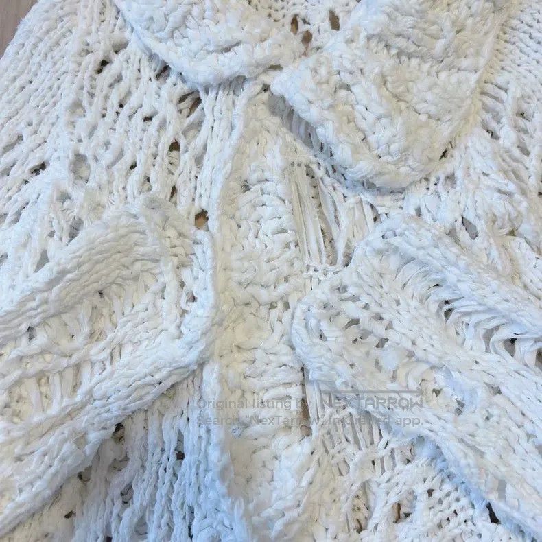 Other Junya Watanabe Ivory Knit Top Coat Size US S / EU 44-46 / 1 - 4 Thumbnail