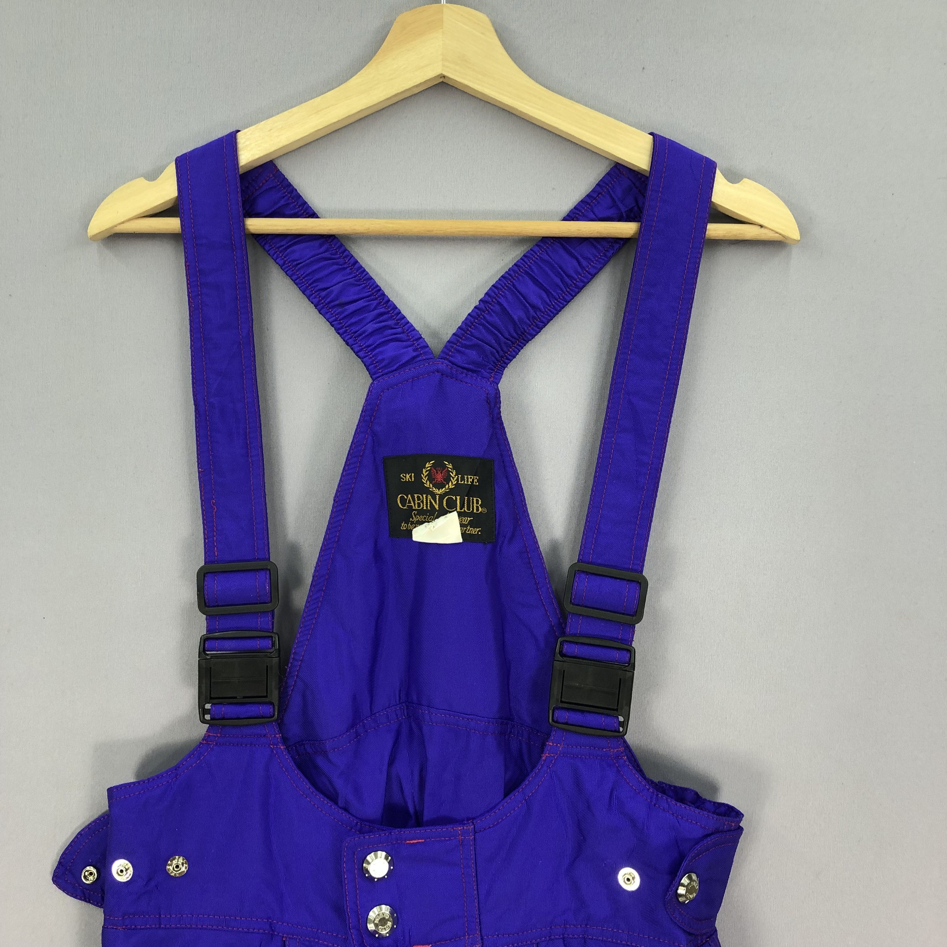 Vintage Vintage 90s Cabin Club Ski Overalls Snowboards Ski Wear Pant Size US 30 / EU 46 - 5 Thumbnail