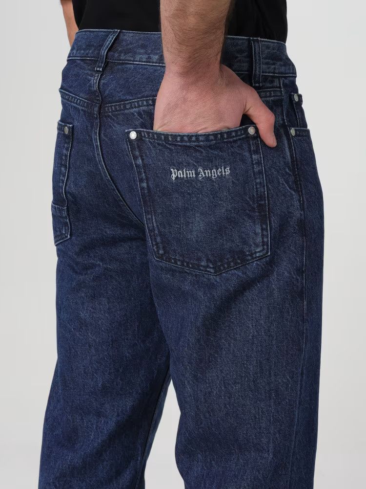 Palm Angels o1y0325 Denim Pant in Blue Size US 33 - 3 Thumbnail
