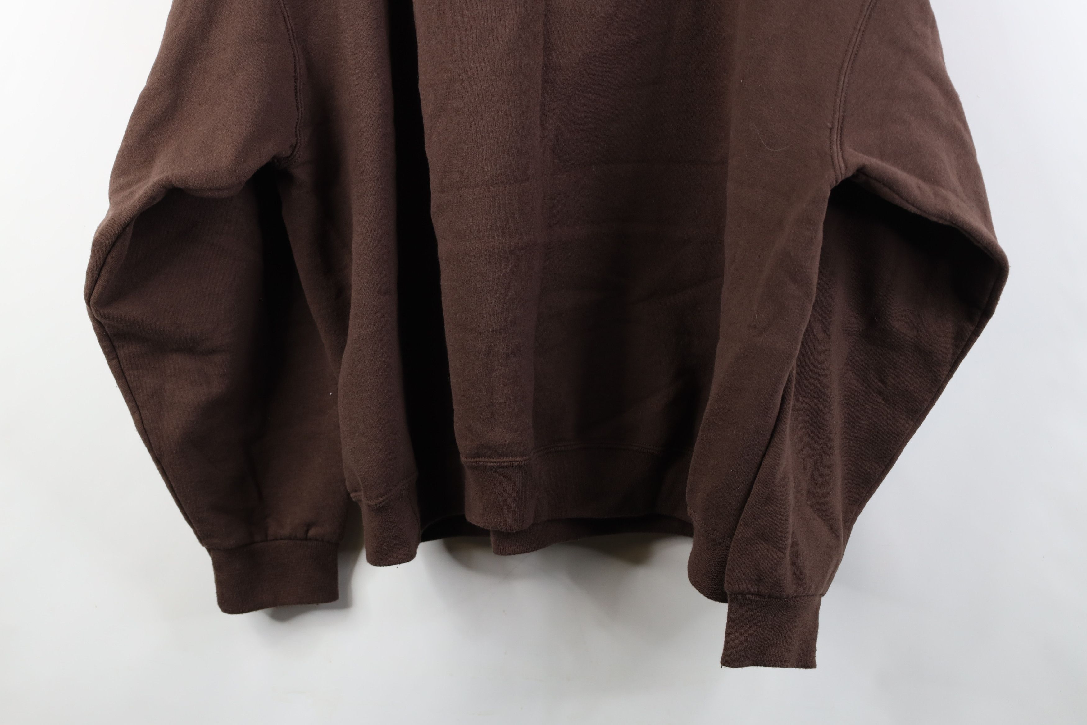 Vintage Vintage 90s Y2K Streetwear Crewneck Sweatshirt Chocolate Size US XXL / EU 58 / 5 - 8 Thumbnail