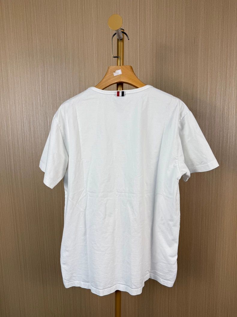 Thom Browne Thom Browne Classic white T-shirt Size US L / EU 52-54 / 3 - 2 Thumbnail