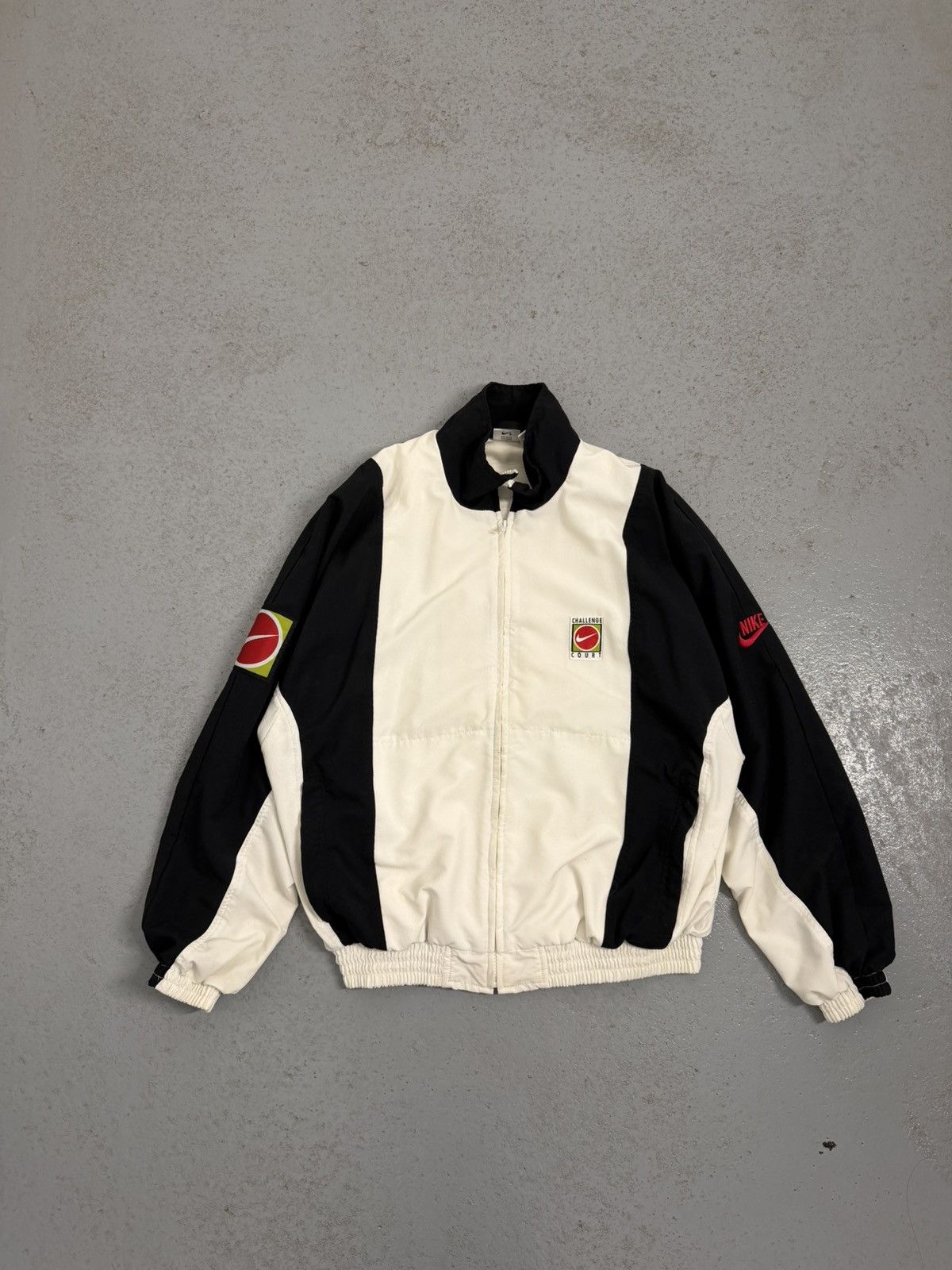 Nike Vintage 90s Nike Challenge Court Agassi Light Jacket Size US M / EU 48-50 / 2 - 1 Thumbnail
