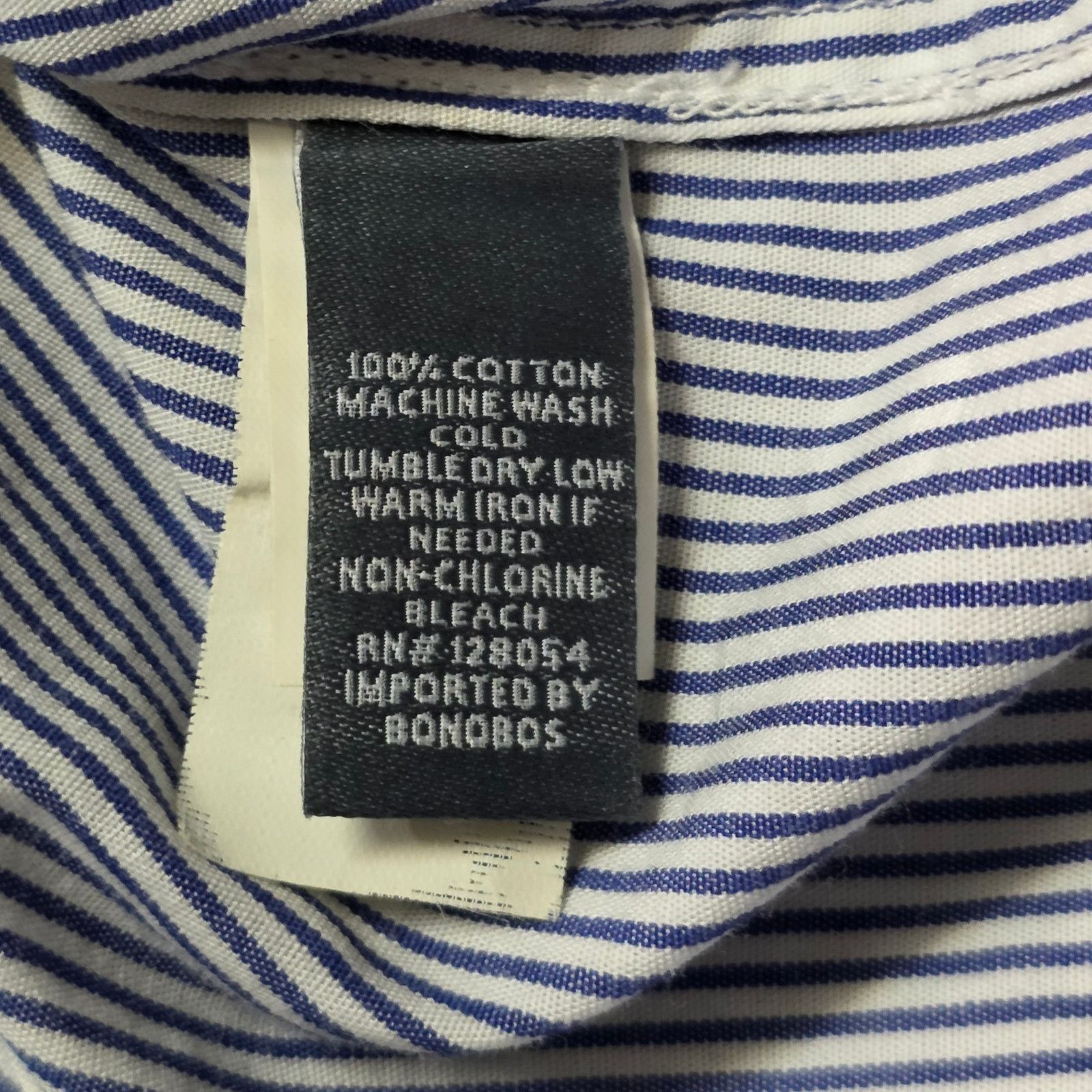 Bonobos Bonobos Slim Fit Button Down Shirt Men XS Blue Casual Size US XS / EU 42 / 0 - 3 Thumbnail