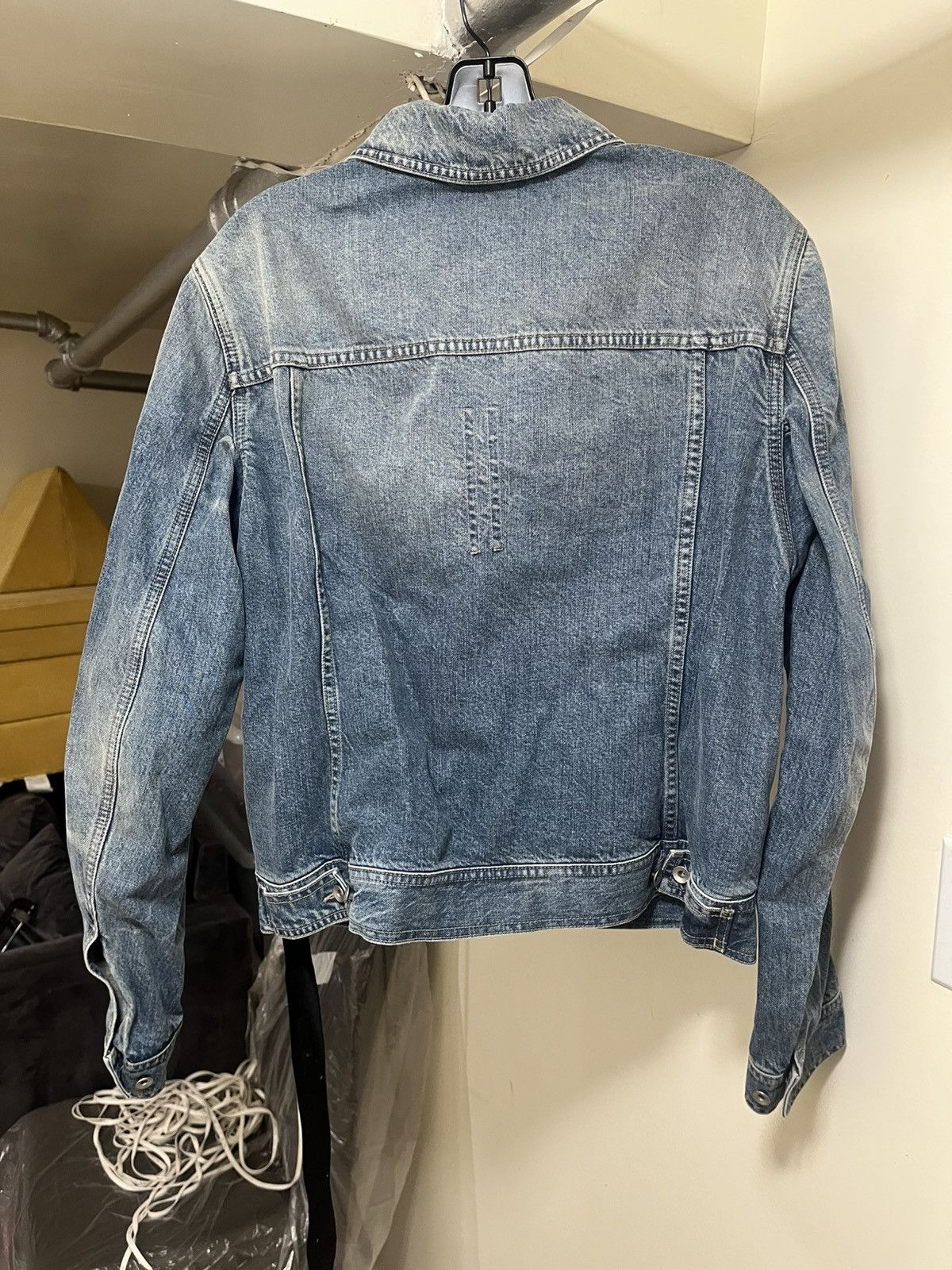 Rick Owens Drkshdw Rick Owens Trucker Denim Jacket Sz S Size US S / EU 44-46 / 1 - 5 Thumbnail
