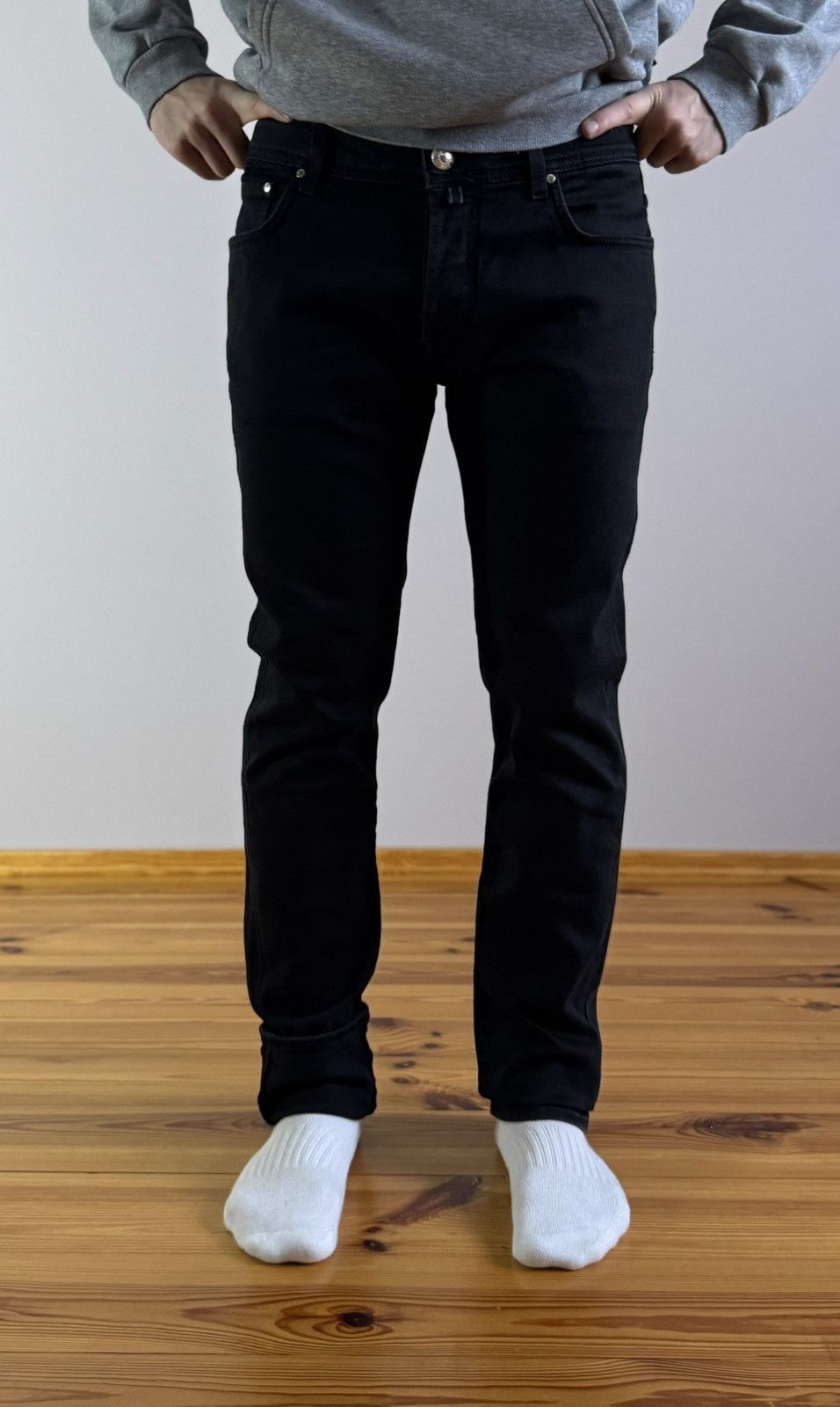 Jacob Cohen Jacob Cohen Black Slim Fit Stretch Jeans Denim Pants 31-33 Size US 33 - 7 Thumbnail