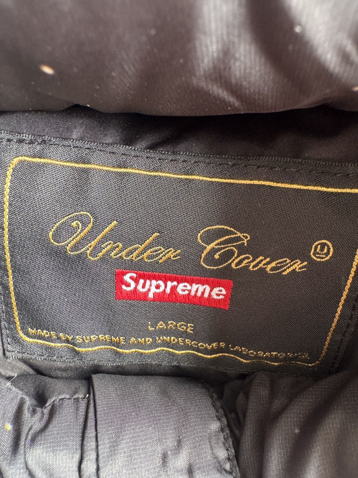 Supreme × Undercover Supreme UNDERCOVER/public enemy puffy jacket Size US L / EU 52-54 / 3 - 6 Thumbnail
