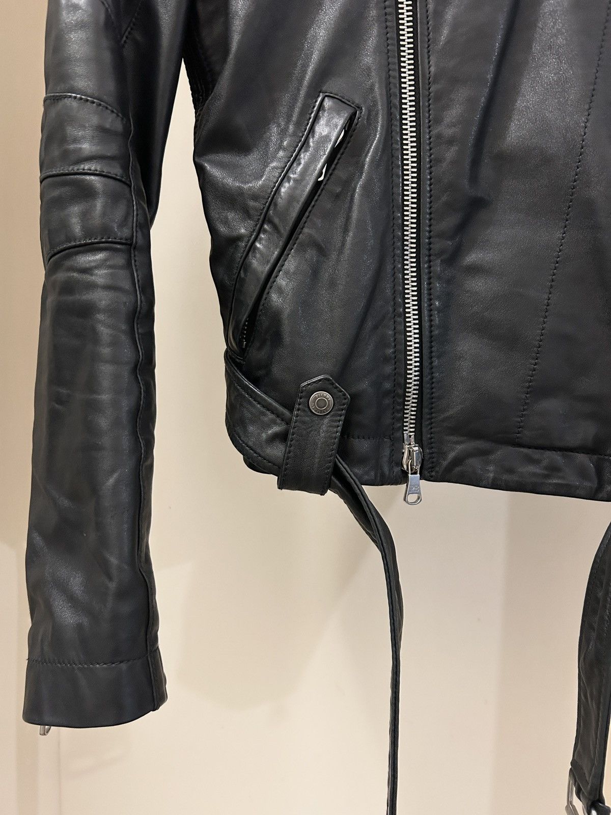 Balmain Balmain 2010s black leather perfecto biker jacket Size US M / EU 48-50 / 2 - 6 Thumbnail