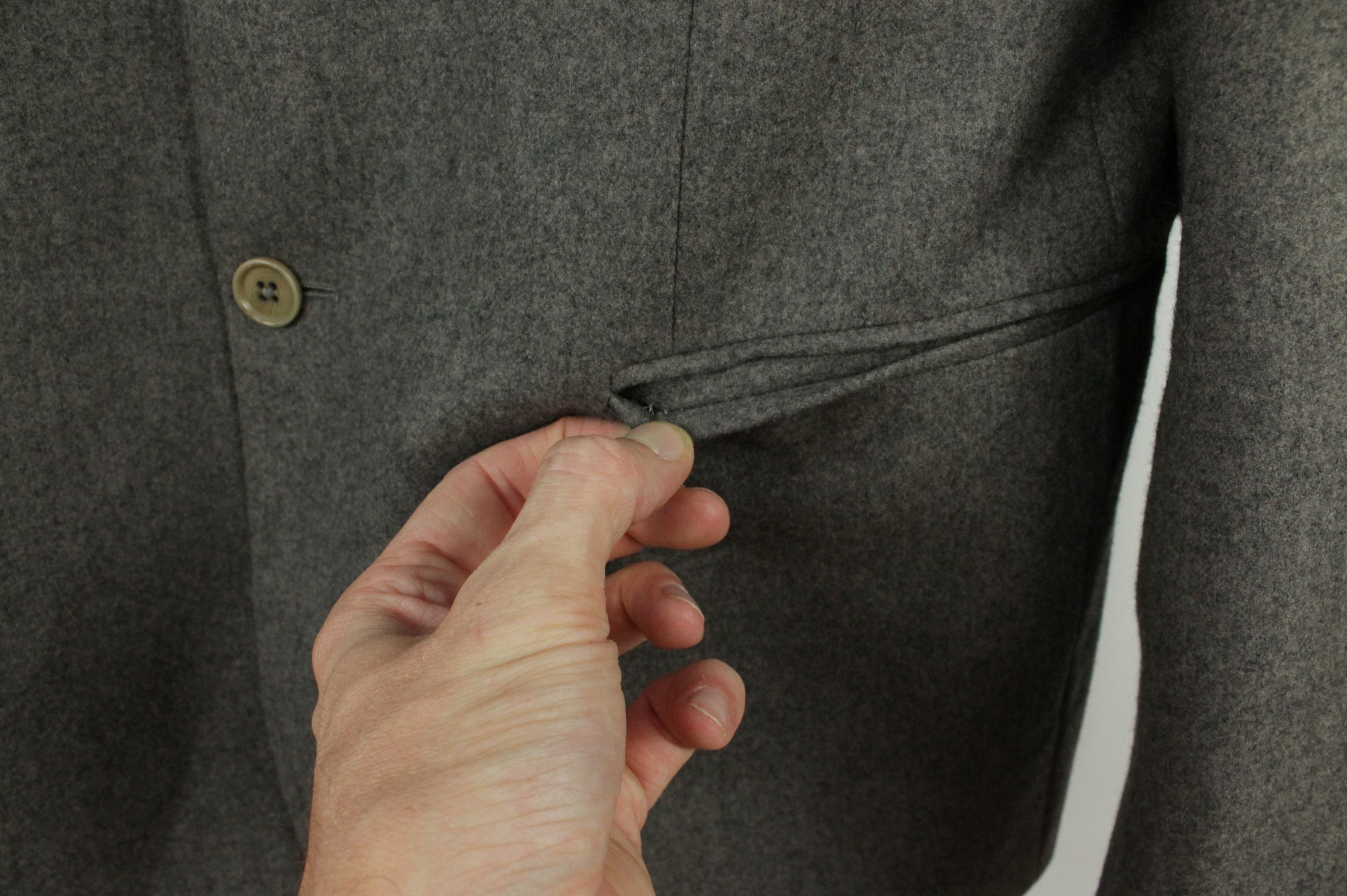 Armani Collezioni Armani Collezioni Gray Fleece Wool Sport Coat Blazer Jacket Size US M / EU 48-50 / 2 - 5 Thumbnail