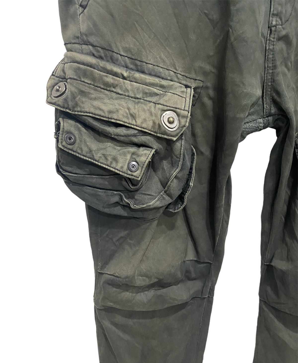 BUFFALO BOBS × Junya Watanabe JAPAN BRAND BUFFALO BOBS DISTRESS PANTS TACTICAL CARGO PANTS Size US 34 / EU 50 - 7 Thumbnail