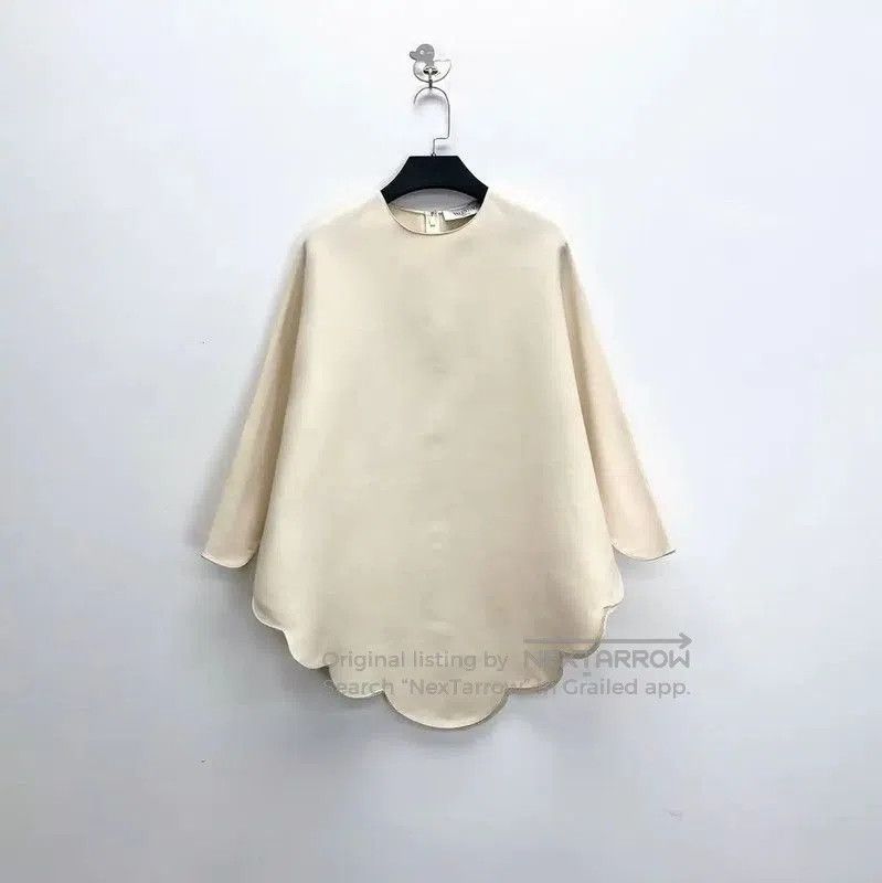 Valentino Women's Long Wool Blend Trench Coat .