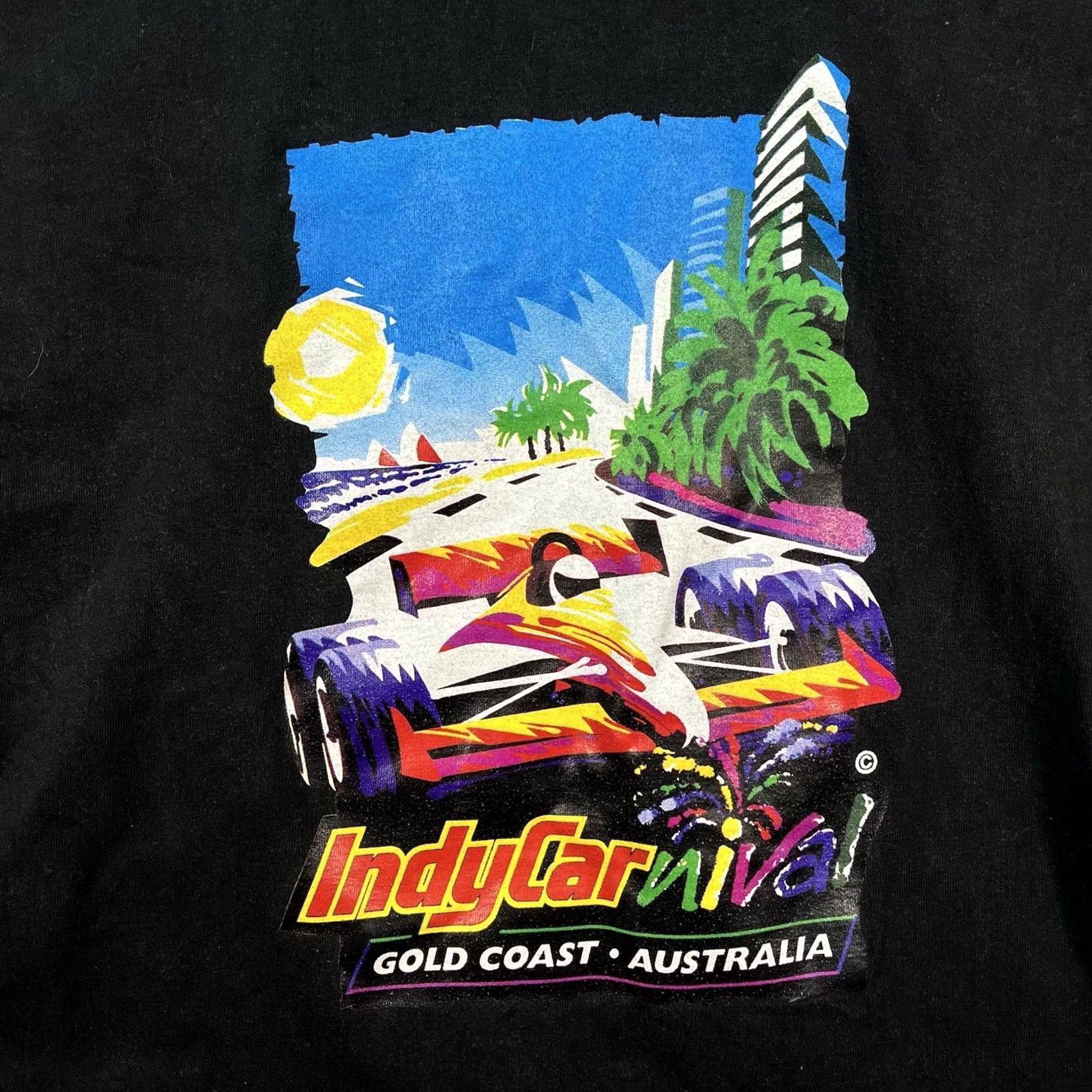 Vintage VINTAGE IndyCarnival 1997 Polo Shirt Racing Logo Shirt Mens 2XL Black Size US XXL / EU 58 / 5 - 2 Thumbnail