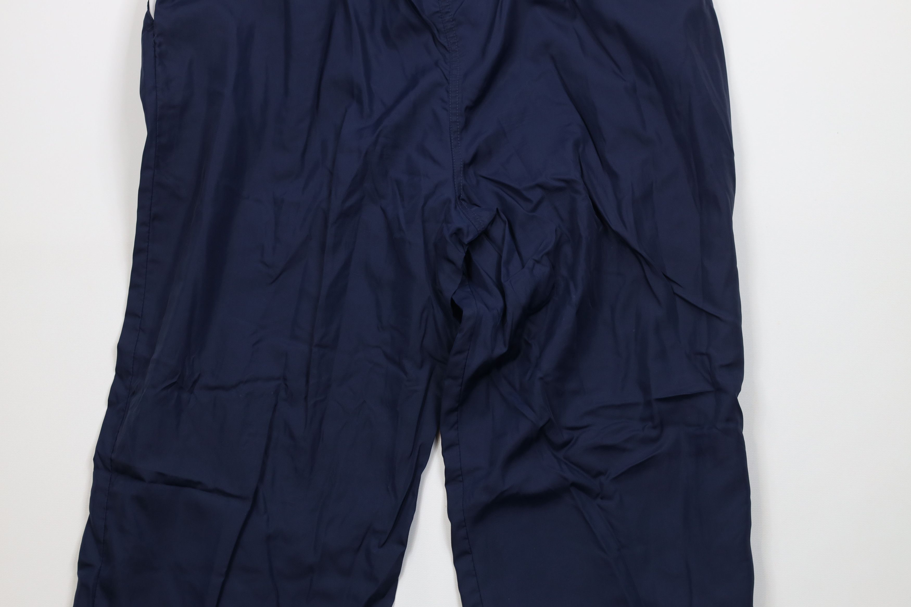 Reebok Vintage 90s Reebok Spell Out Lined Windbreaker Pants Blue Size US 36 / EU 52 - 13 Thumbnail