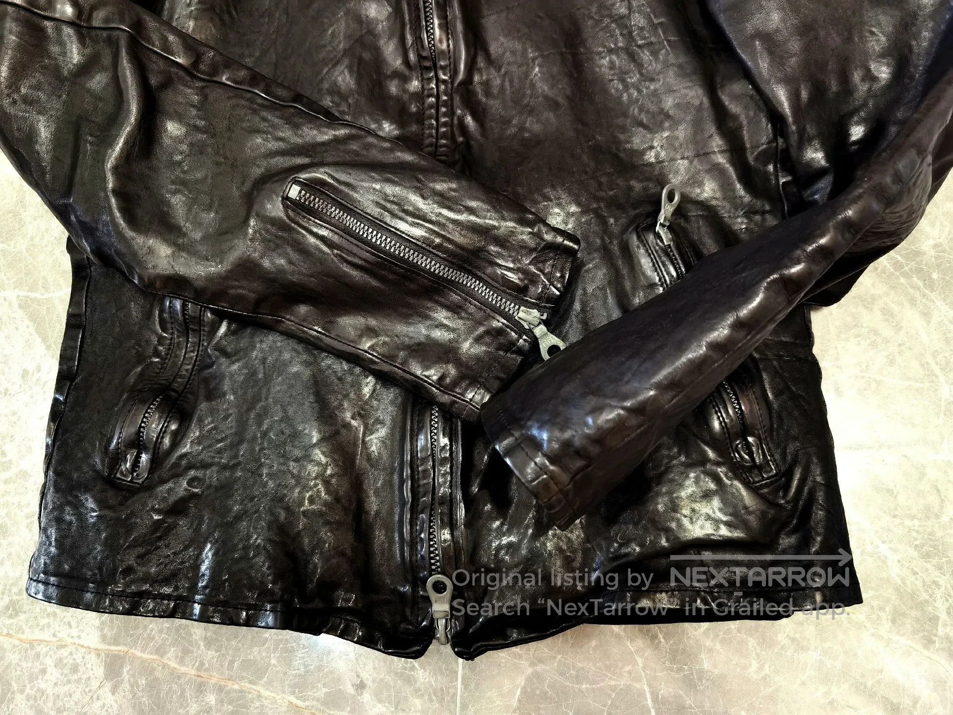 Other Backlash Leather Jacket Size L. Size US L / EU 52-54 / 3 - 3 Thumbnail
